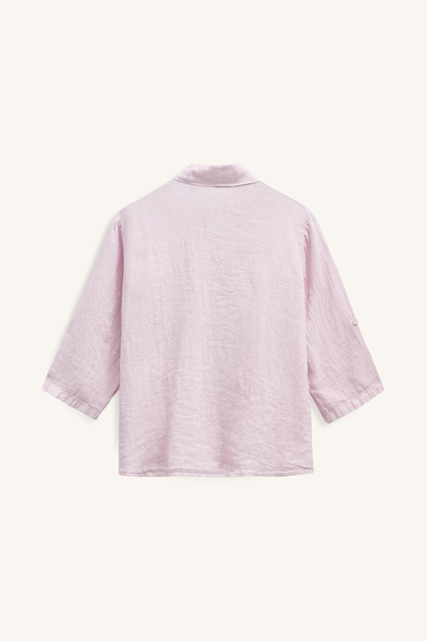 Claire naisten paitapusero Sanna Shirt, vaaleanpunainen