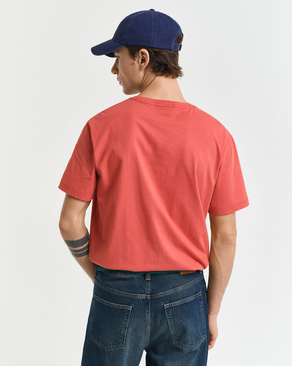 Gant miesten T-paita Shield, punainen