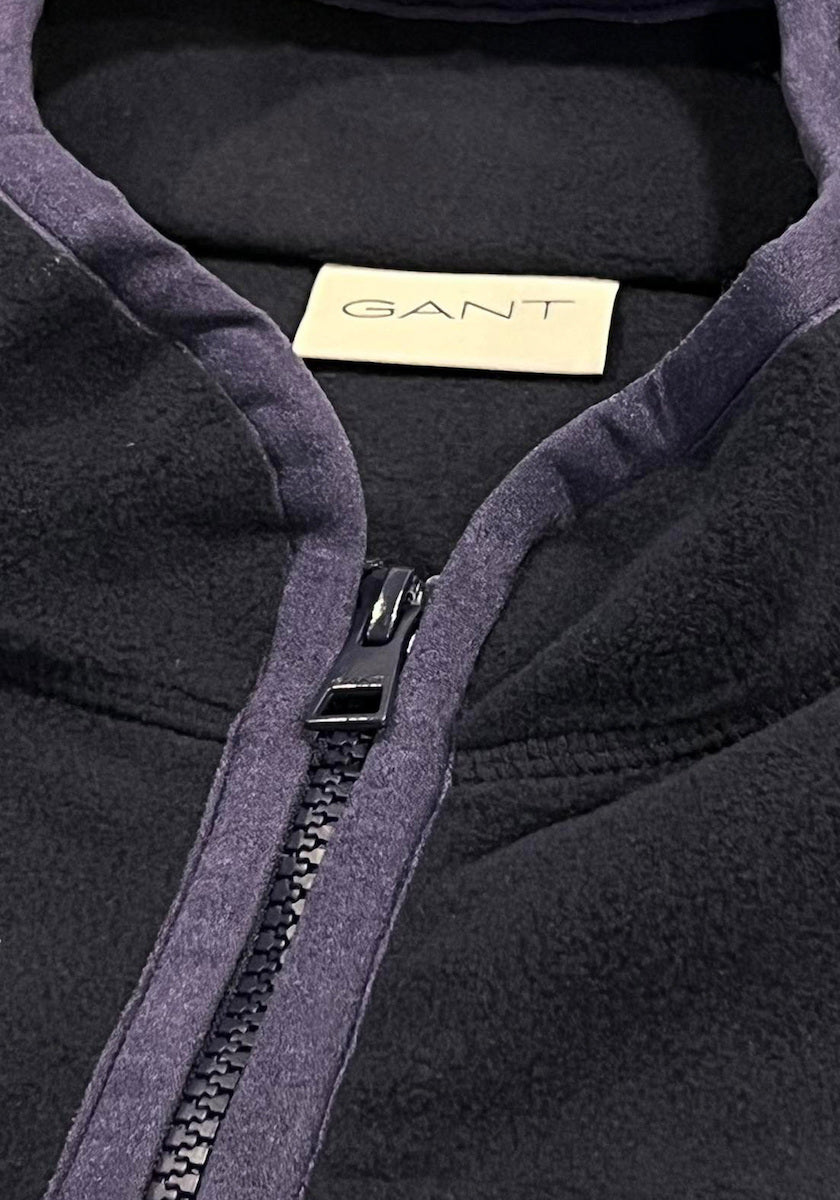 Gant miesten takki, MICRO FLEECE JACKET Tummansininen