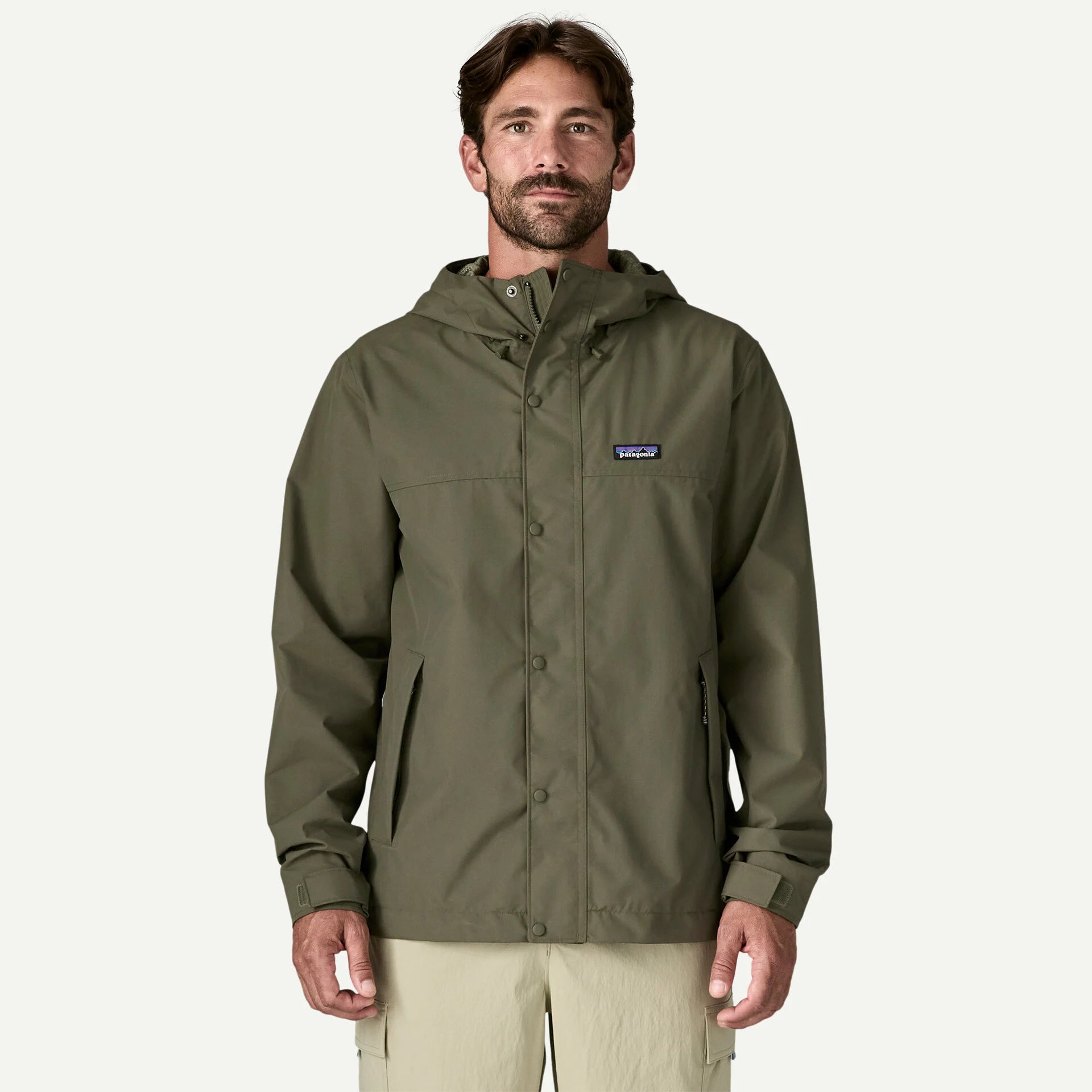 Patagonia miesten takki M's Outdoor Everyday Rain Jkt, khaki
