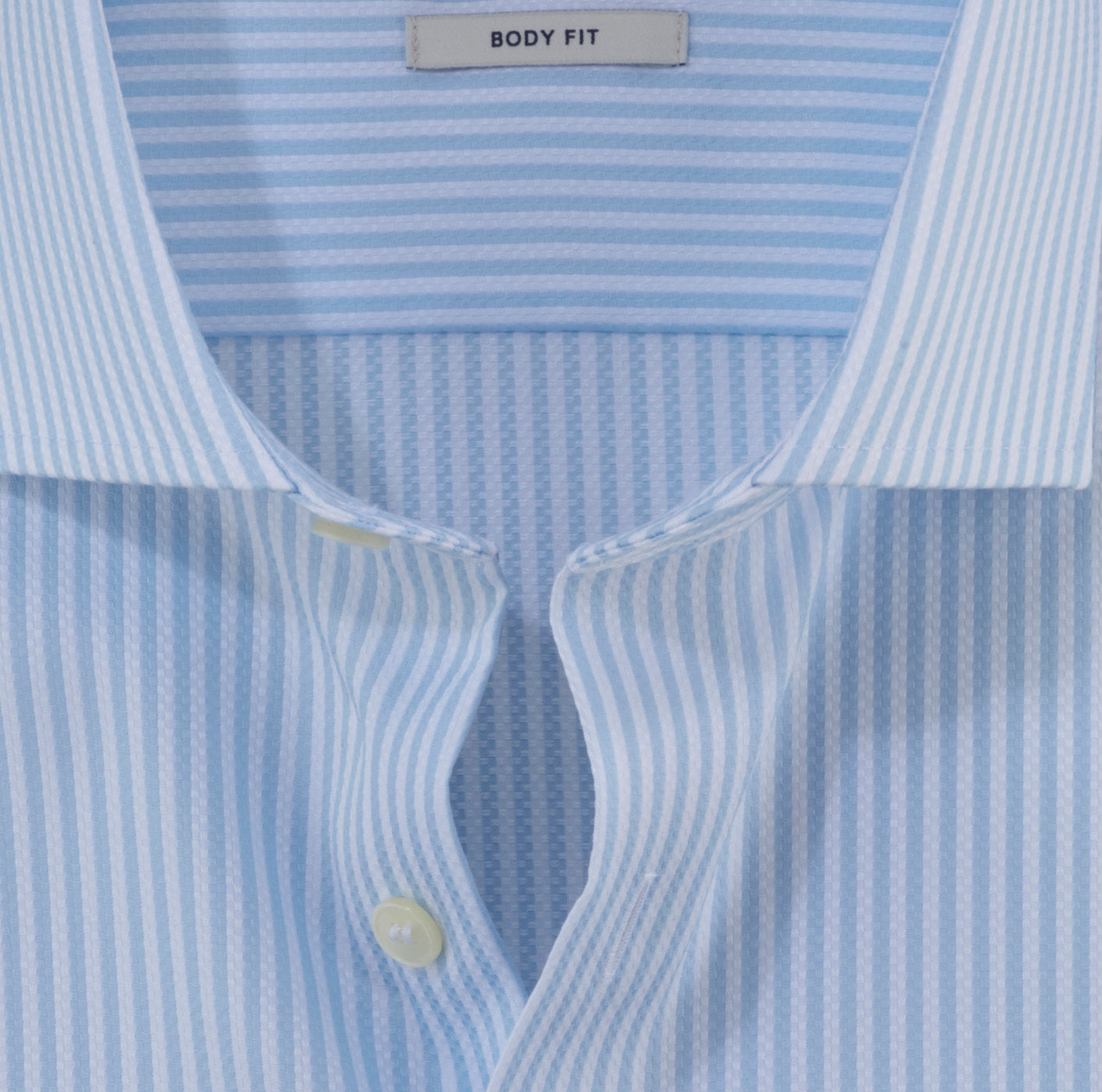 Olymp kauluspaita Level 5 Body Fit Stiped, raidallinen sininen