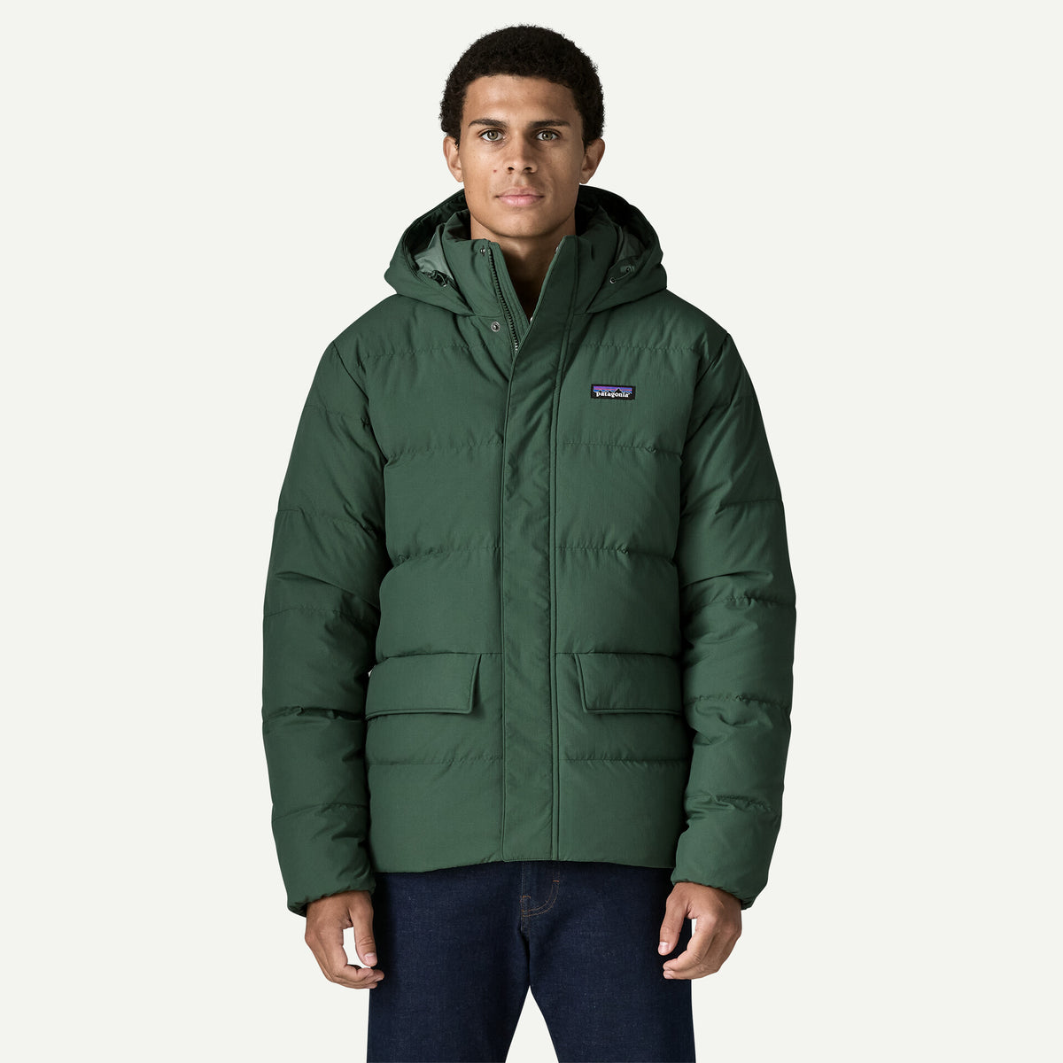 Patagonia miesten untuvatakki Sisar Down Hoody Jacket, tummanvihreä