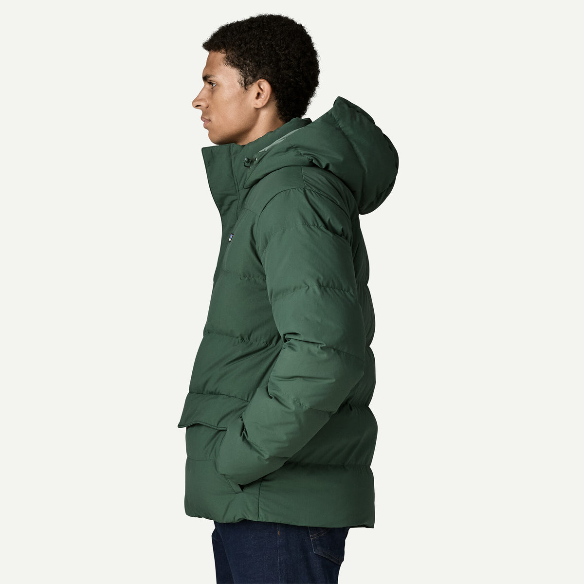 Patagonia miesten untuvatakki Sisar Down Hoody Jacket, tummanvihreä