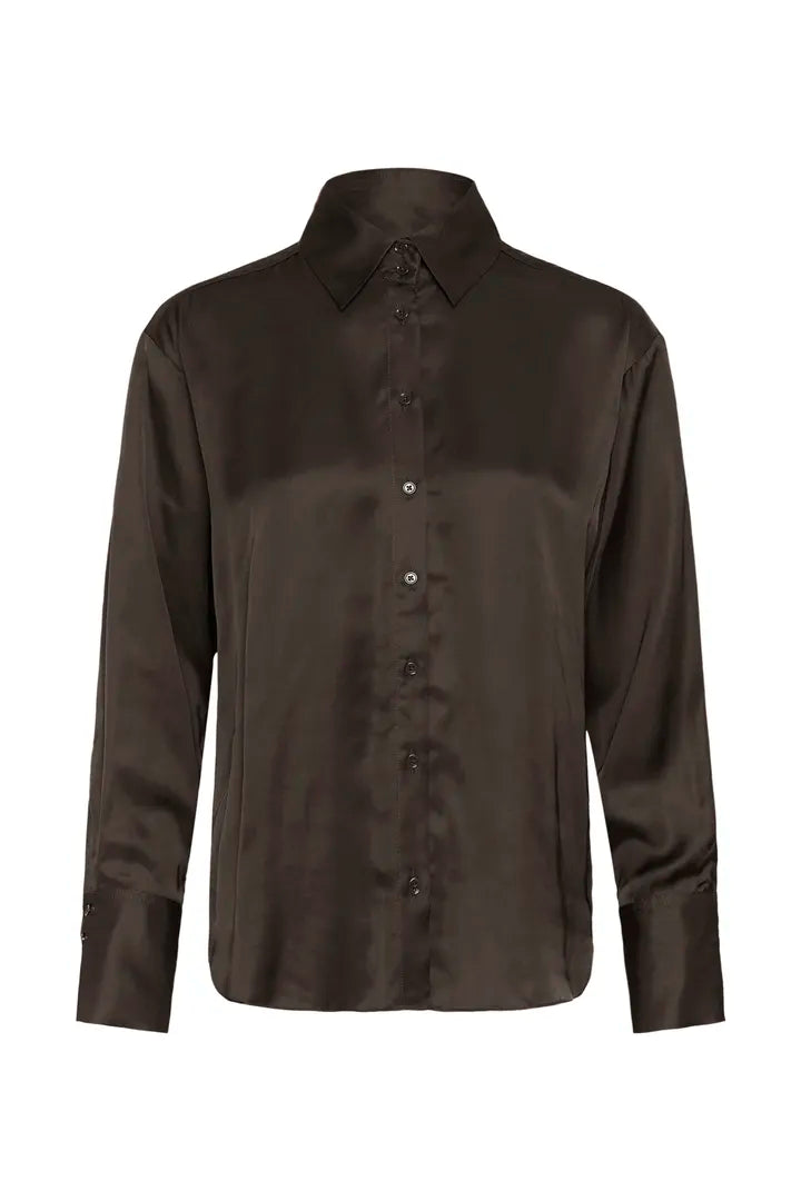 InWear naisten paitapusero PaulineIW, Chocolate Brown