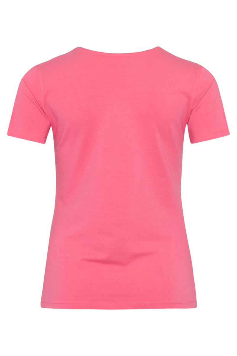 Claire Naisten T-paita, Logo Pinkki