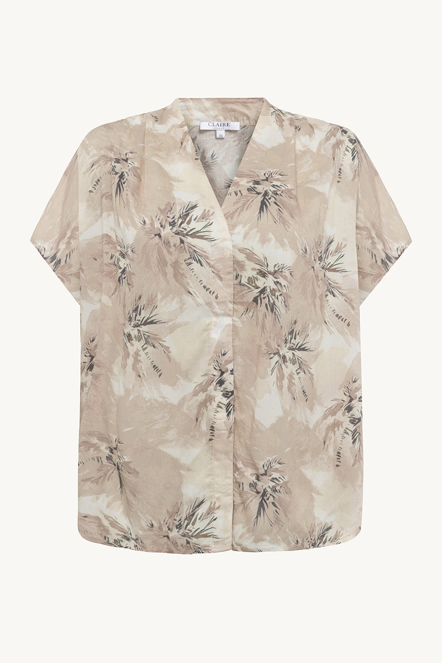 Claire naisten pusero Sandrine, kuosillinen beige