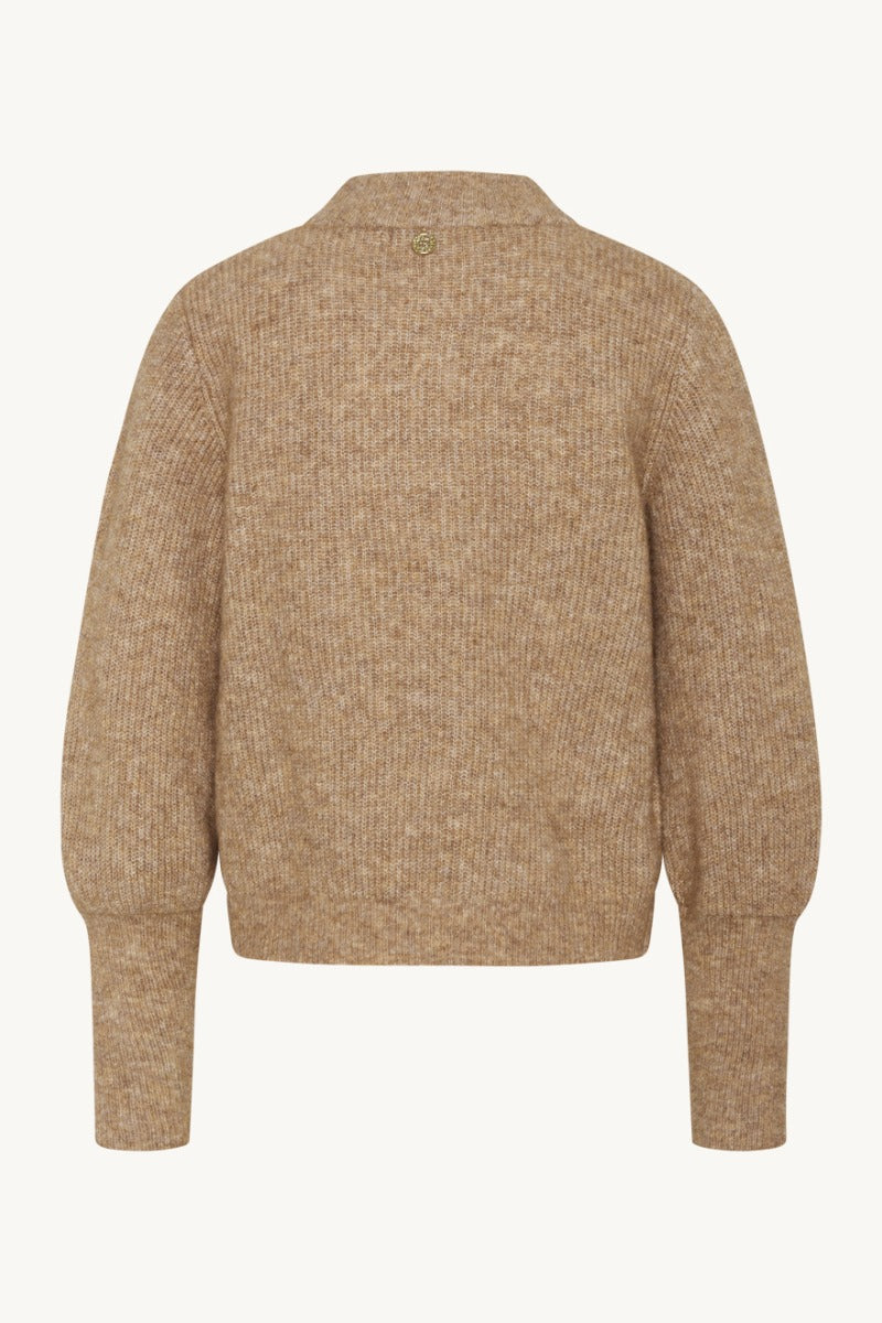 Claire Naisten Neuletakki CHELSEA Vaalea Beige