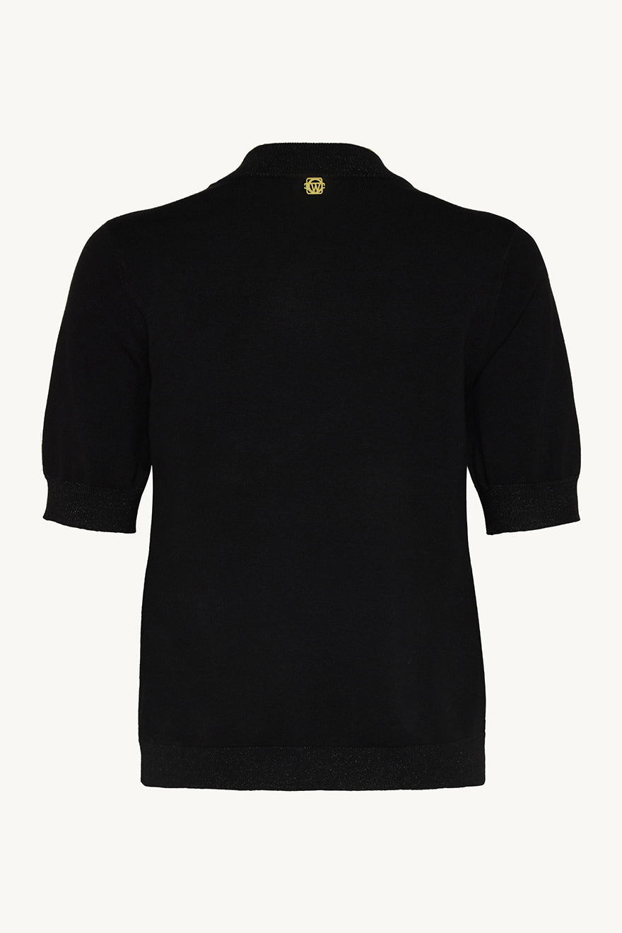 Claire Pompeia Knit SS, musta