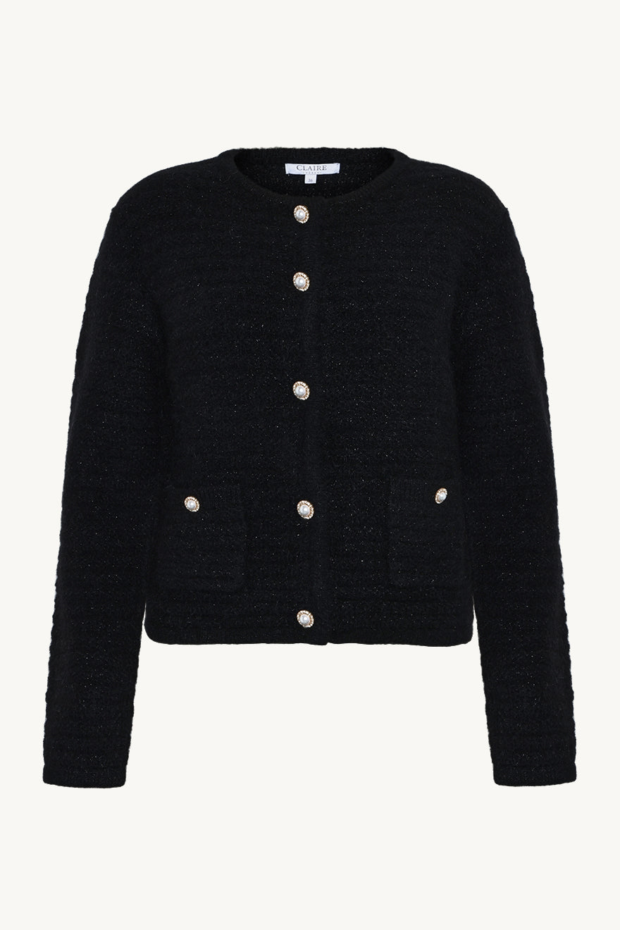 Claire Casilda Cardigan, Black
