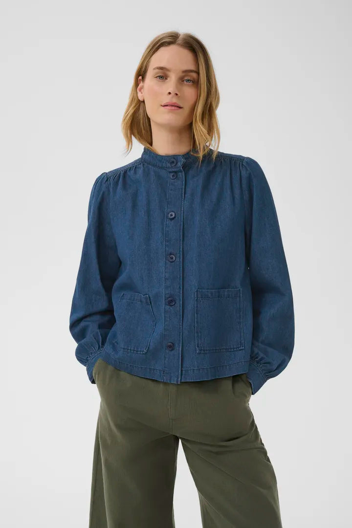 Part Two naisten takki Danahpw, Medium Dark Blue Den