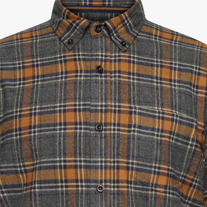 Signal miesten kauluspaita Svenssi Check Mix, meleerattu graffiitti