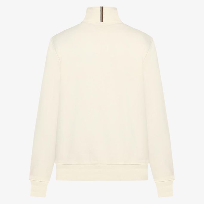 Signal miesten collegepaita Mattssi Zip Sweat Cardigan, luonnonvalkoinen