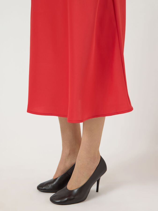 Y.A.S hame YASPella HW Midi Skirt, Poinsettia