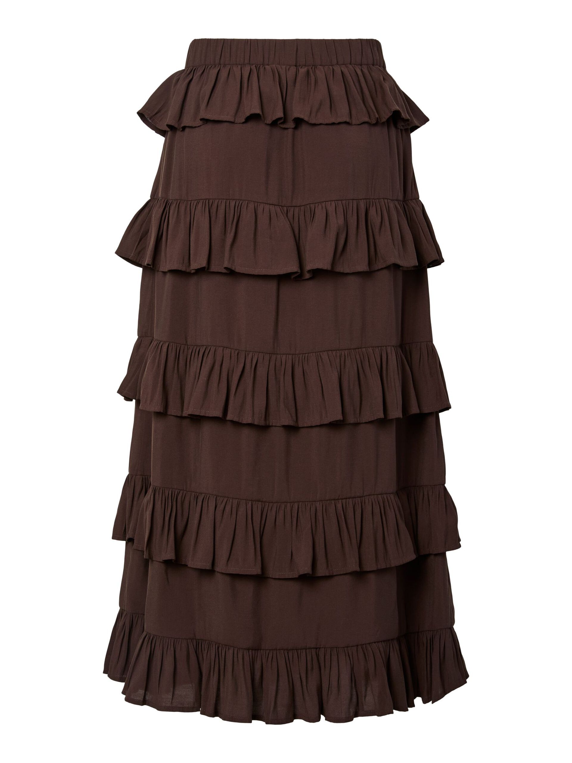 Y.A.S hame YASWIMA HW Ankle Skirt S, Coffee Bean