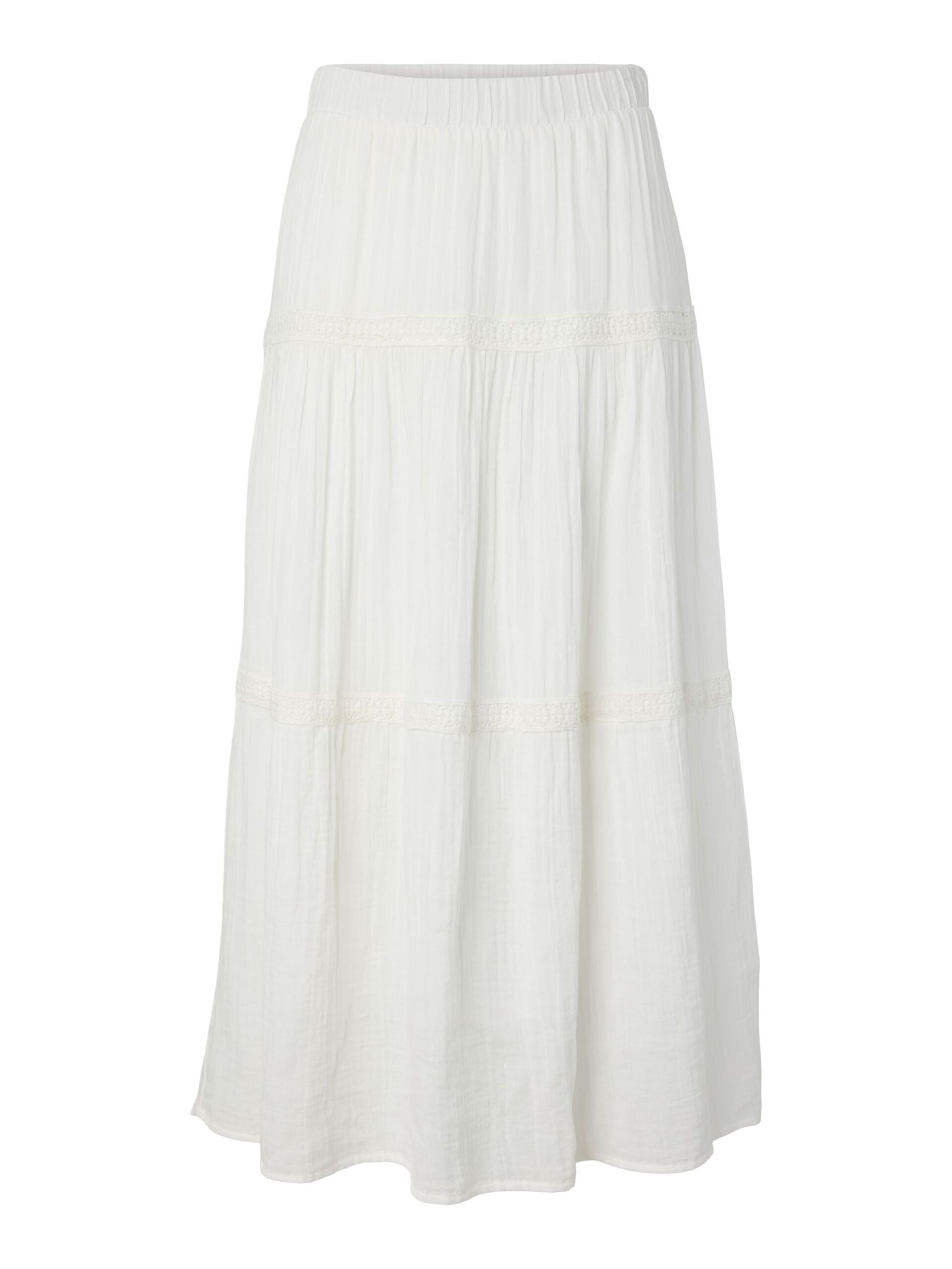 Y.A.S hame Yasanini Hw Ankle Skirt S, valkoinen