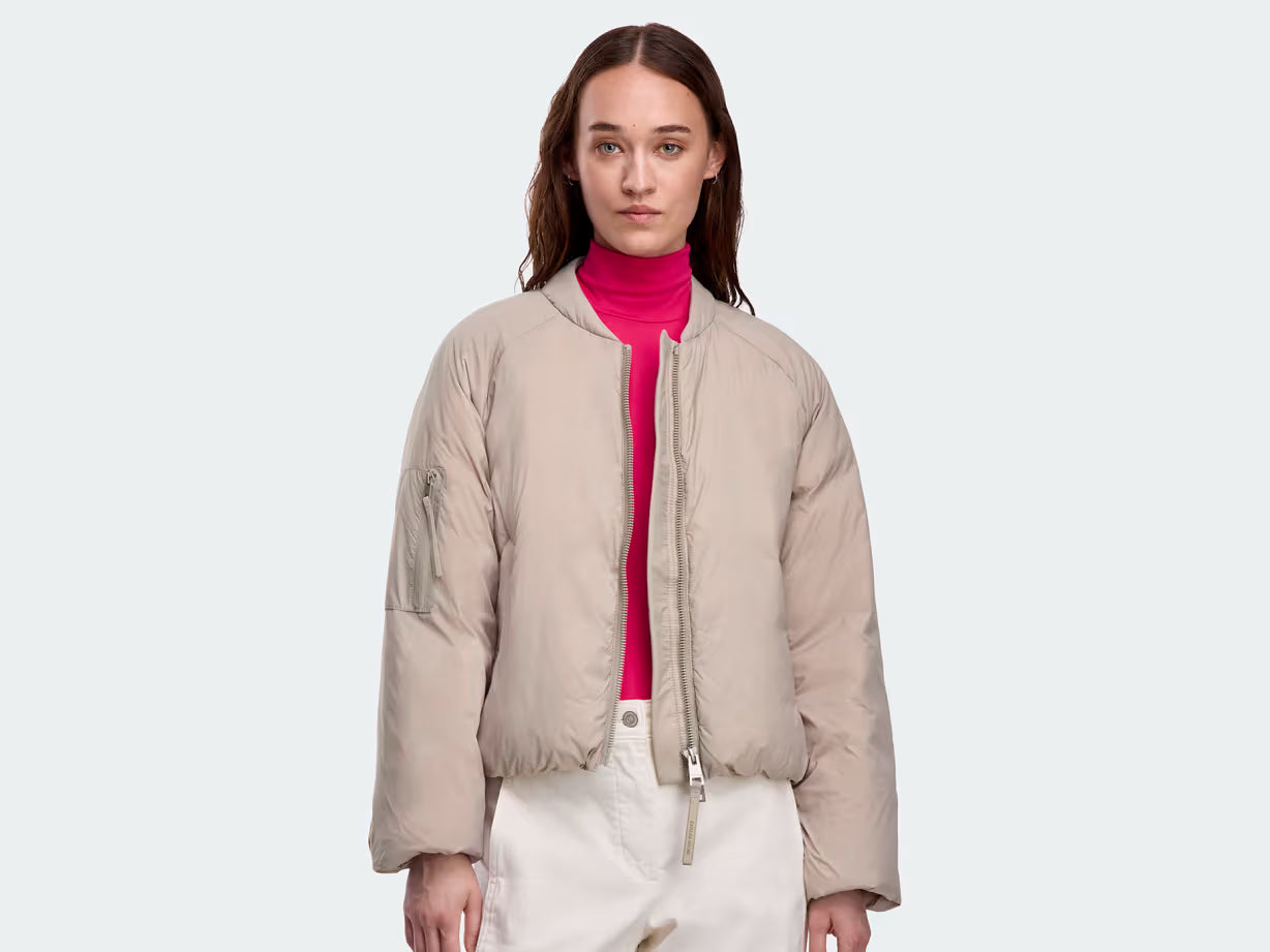 Canada Goose naisten takki Elba Bomber, vaalea beige
