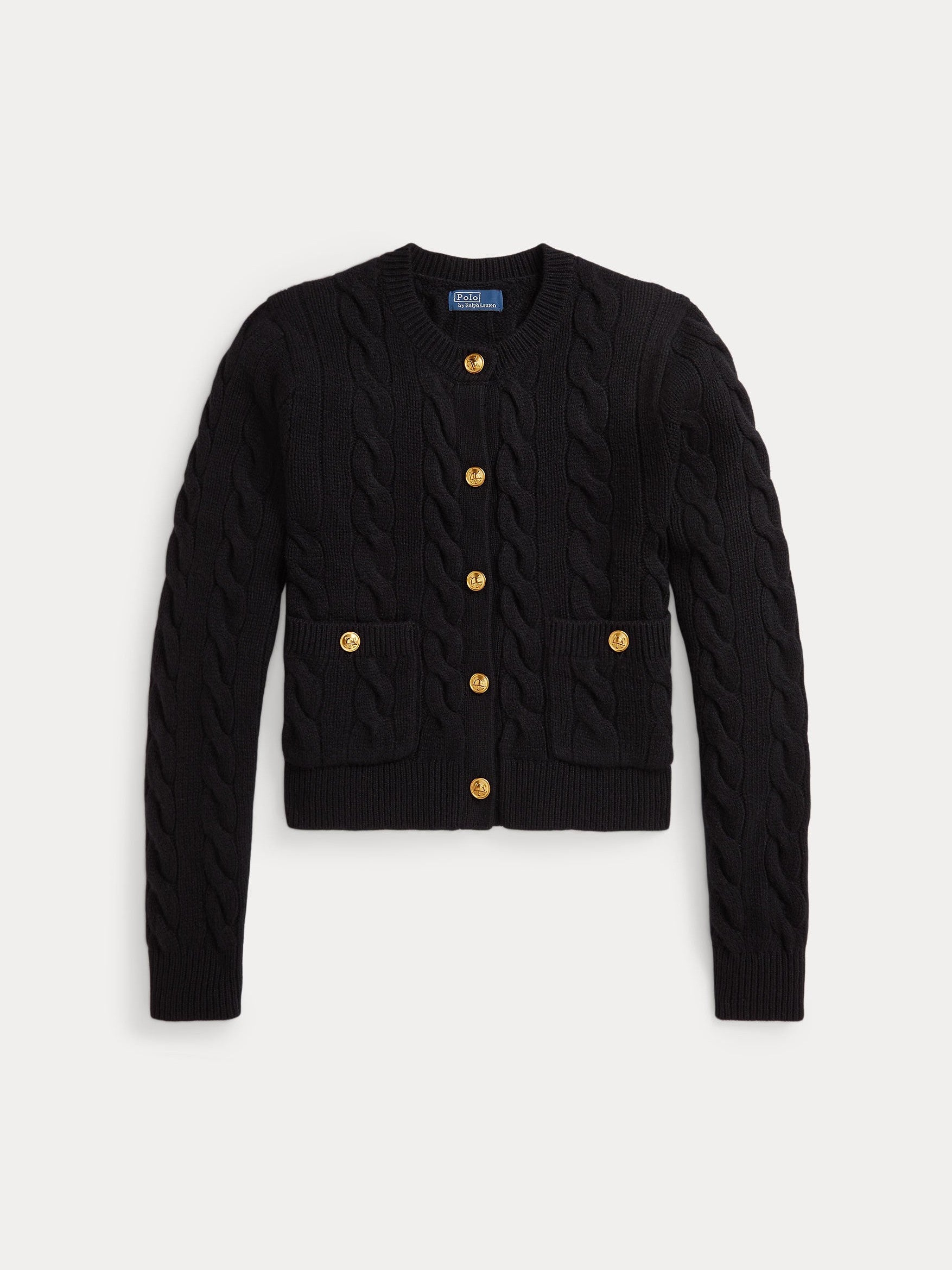 Polo Ralph Lauren naisten neuletakki SWEATER-CARDIGAN, musta