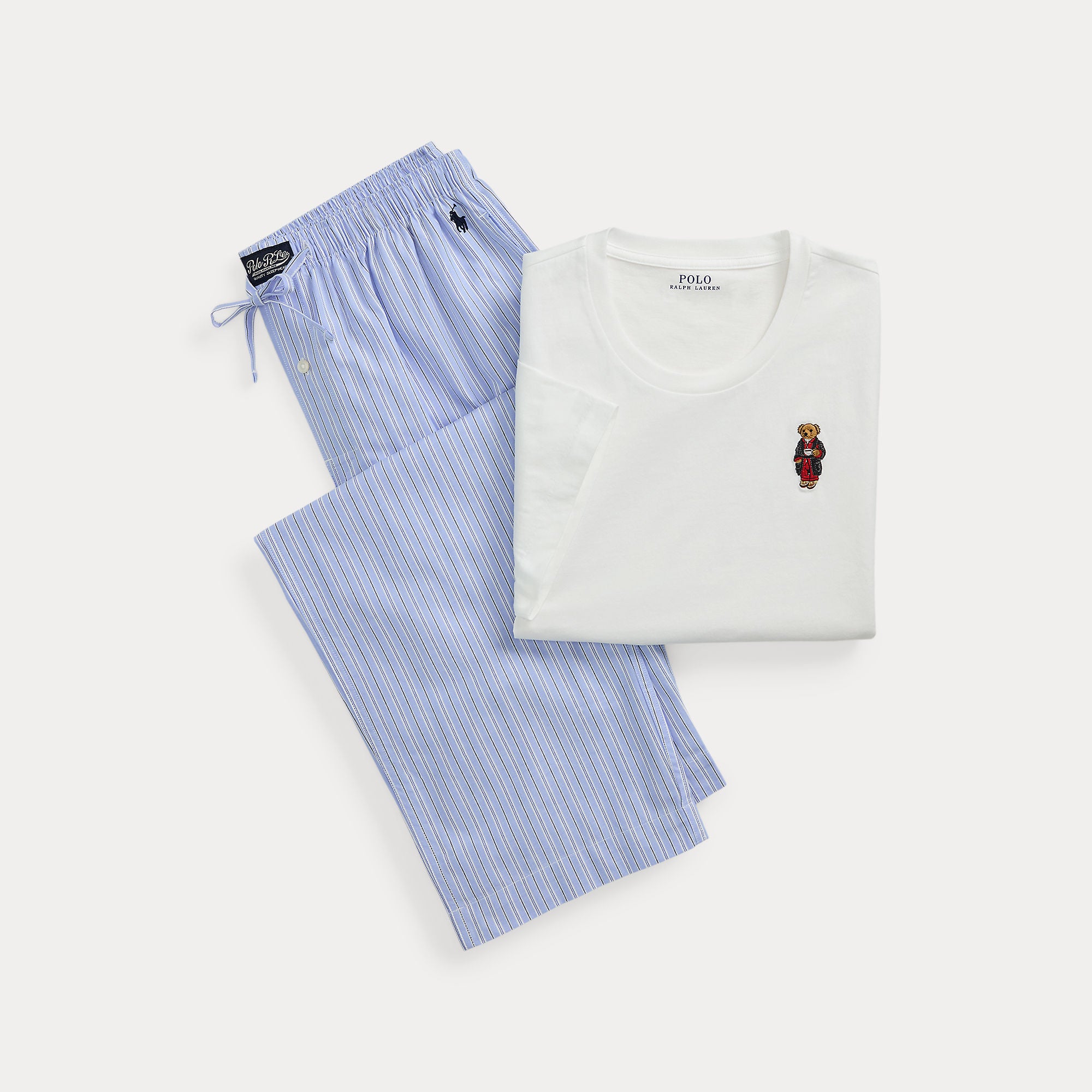 SHORT SLEEP PYJAMA SLEEP SET BEAR SININEN
