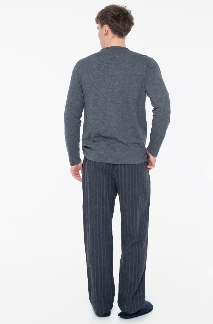 Calvin Klein miesten pyjama LS TEE PANT SET, tummansininen