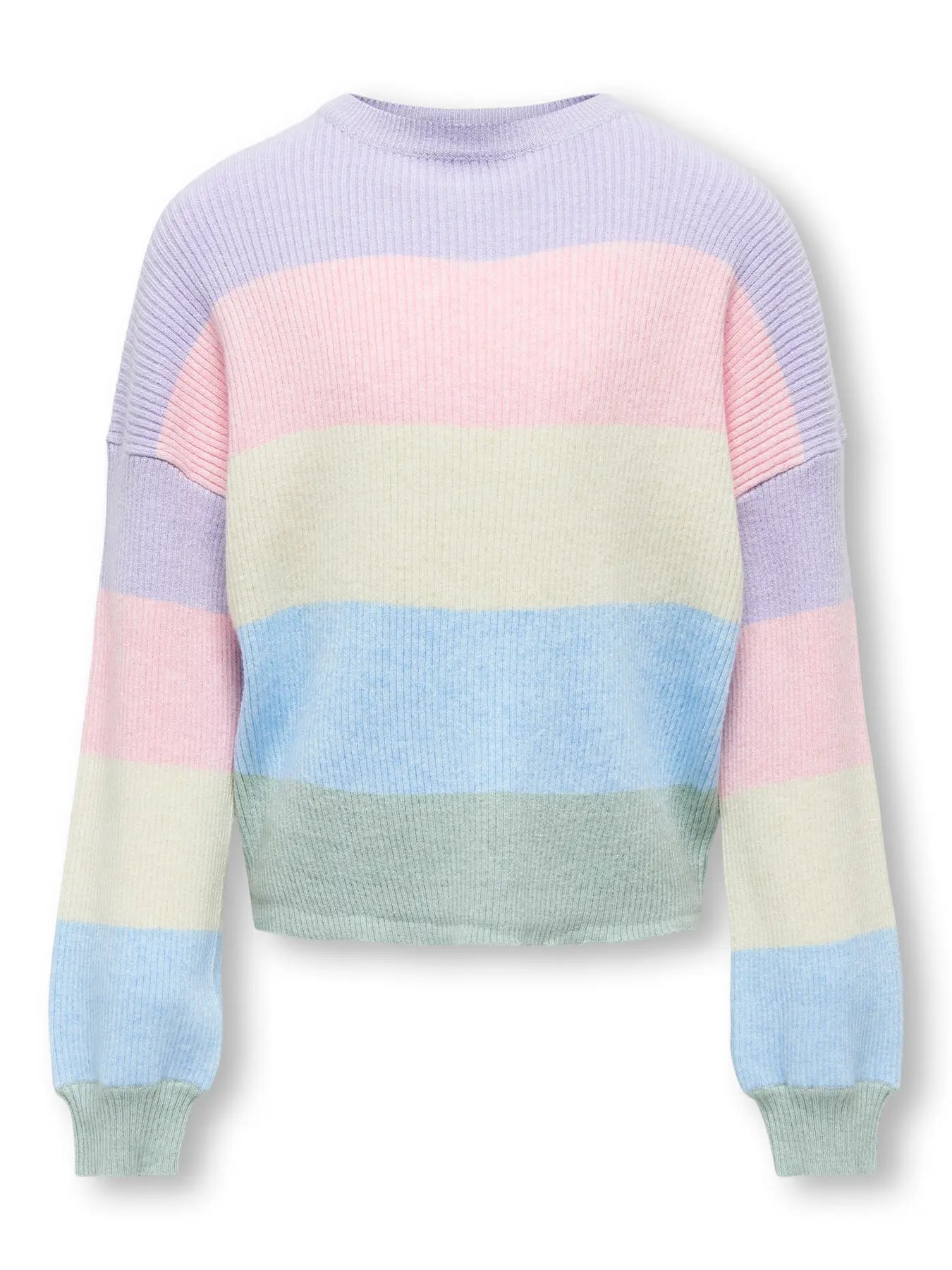 Kids Only lasten neulepusero Kogsandy LS Stripe Pullover, vaaleansininen