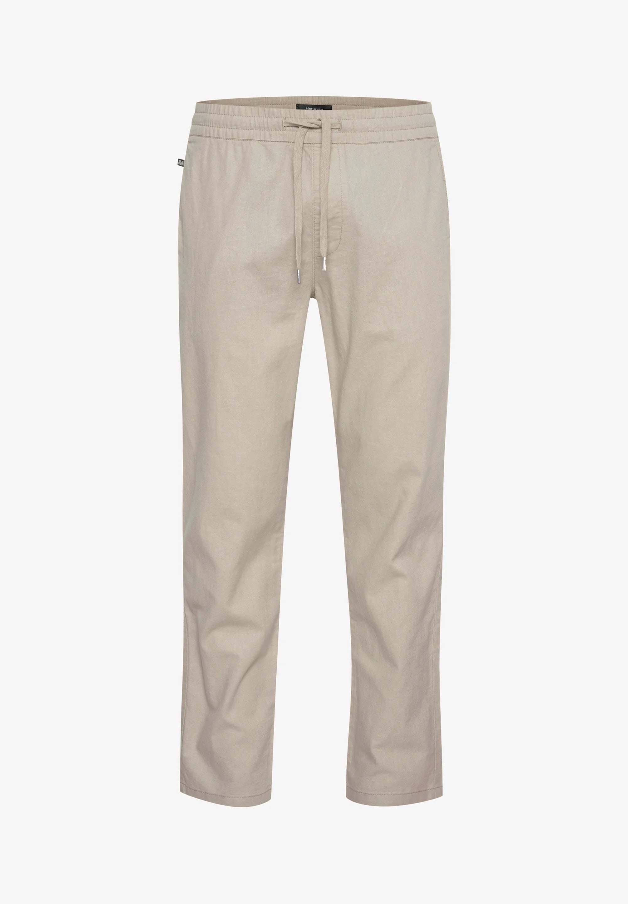 Matinique housut Barton Pant Linen Cotton, Plaza Taupe