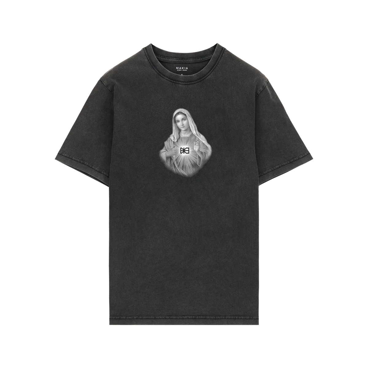 Makia miesten T-paita Virgin T-shirt, hiilenmusta