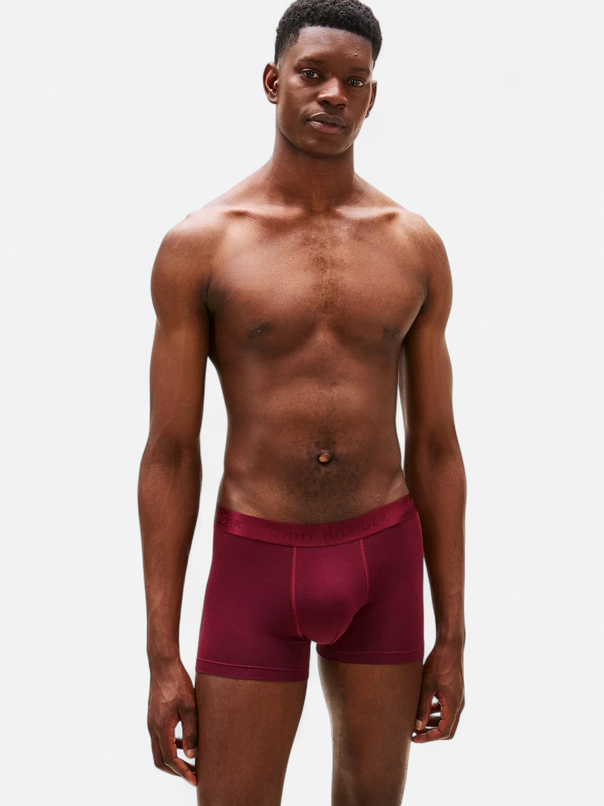 Tommy Hilfiger miesten bokserit 3 PACK TRUNK LUXORY MODAL COTTON, viininpunainen - Kekäle.fi
