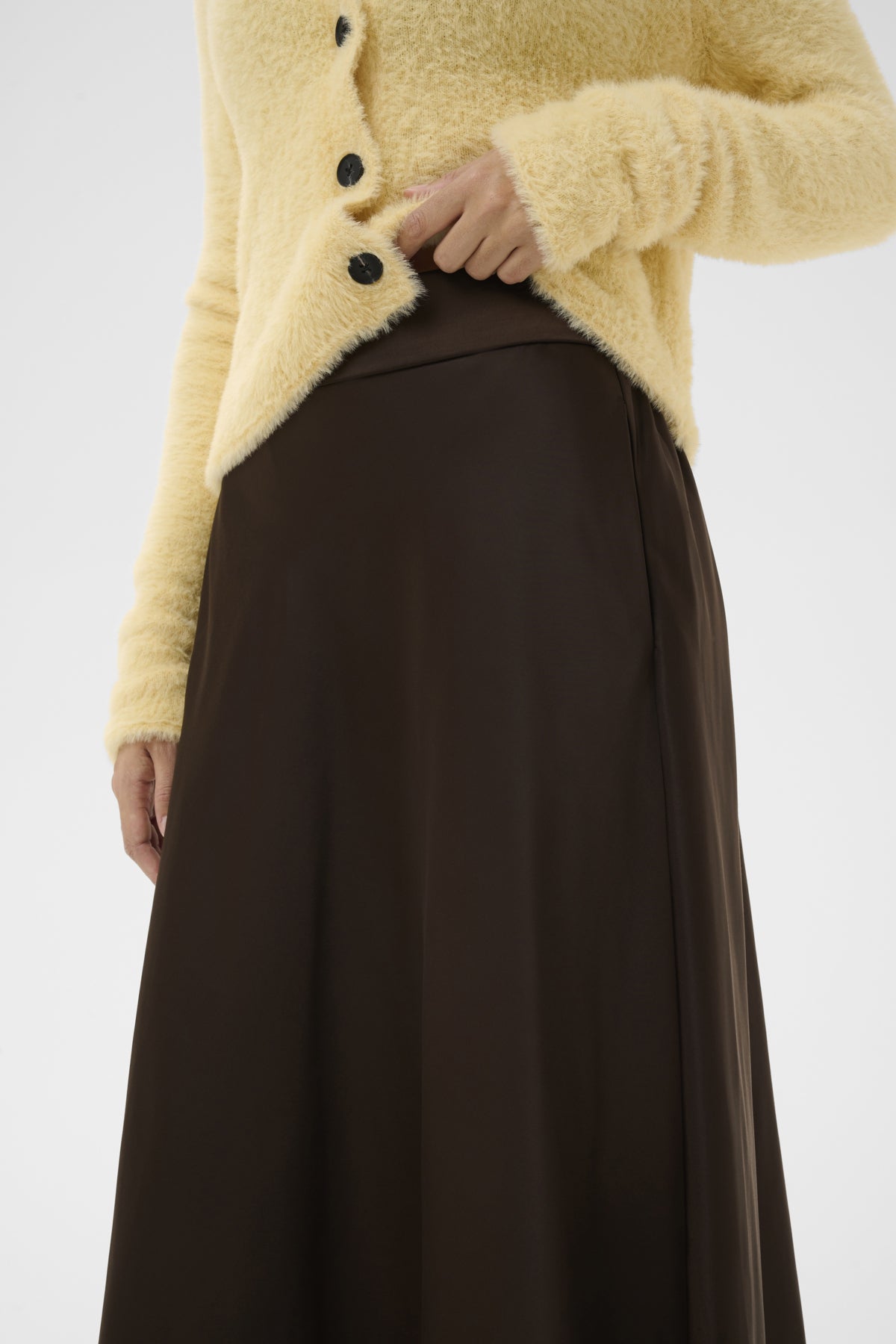 Inwear naisten hame ZilkyIW Skirt, Coffee Bean