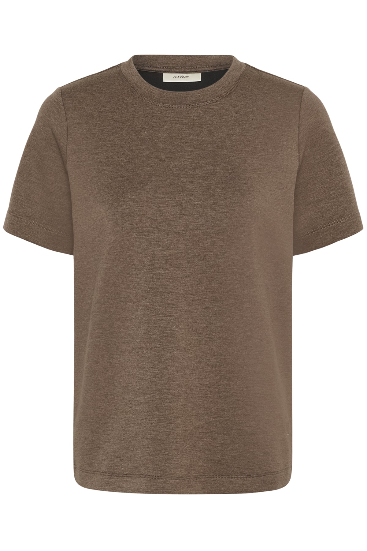 Inwear naisten t-paita Vincentiw Melange Karmen, Coffee Quartz Melange