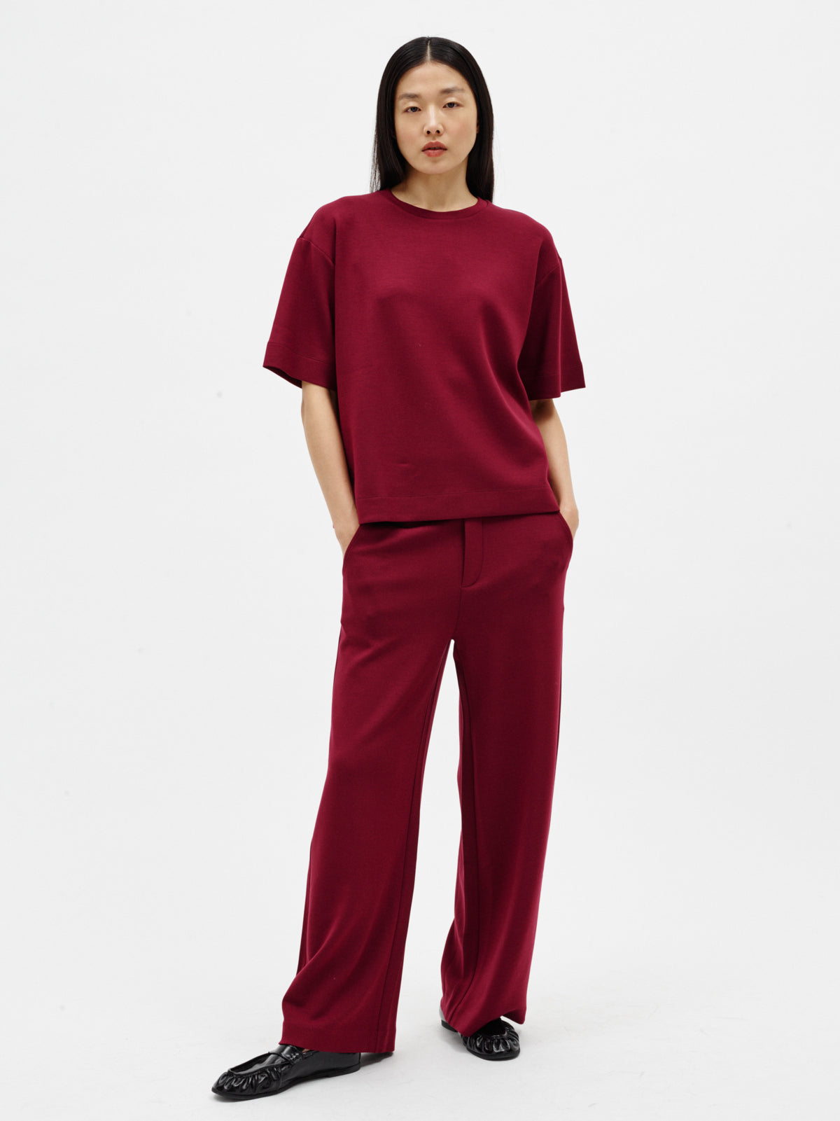 InWear naisten housut GincetteIW Pants, Zinfandel