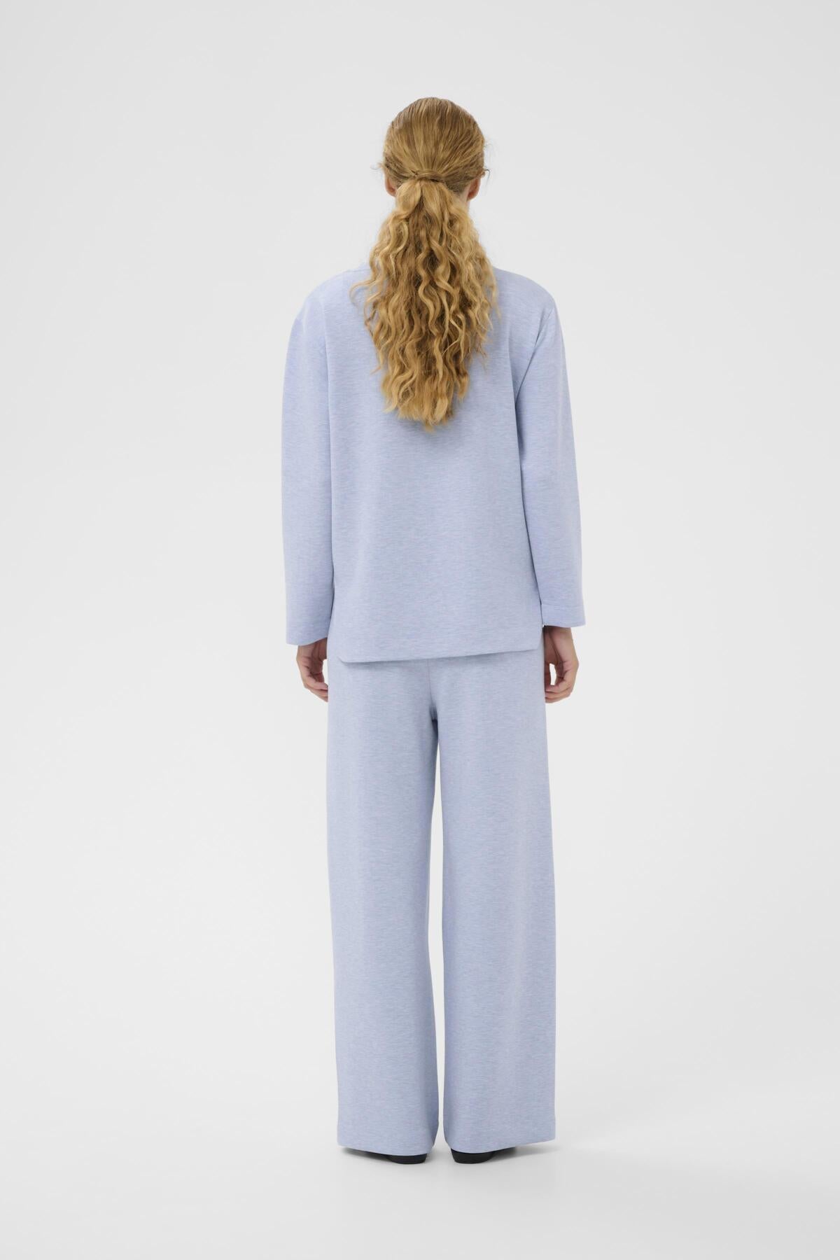 Inwear naisten collegepaita GincentIW Melange Crewneck, Endless Sky Melange