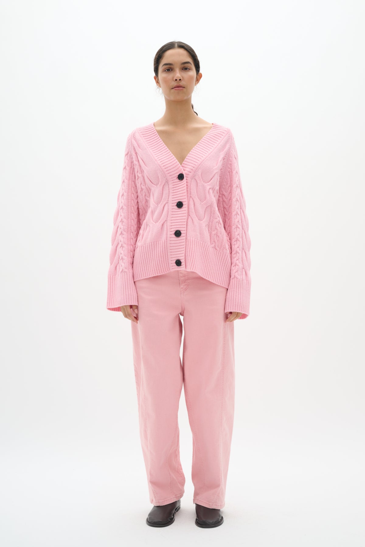 Inwear naisten farkut, MORIEIW BARREL JEANS Pale Pink