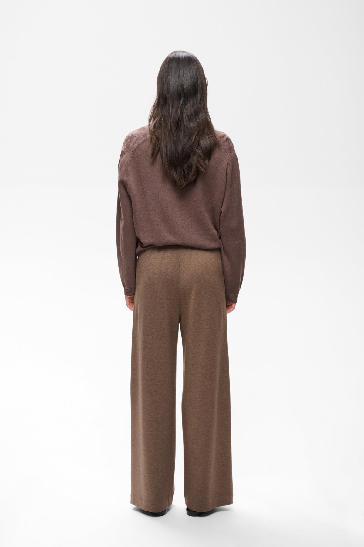 Inwear naisten Suorat housut Gincetteiw Melange Pants, Coffee Quartz Melange