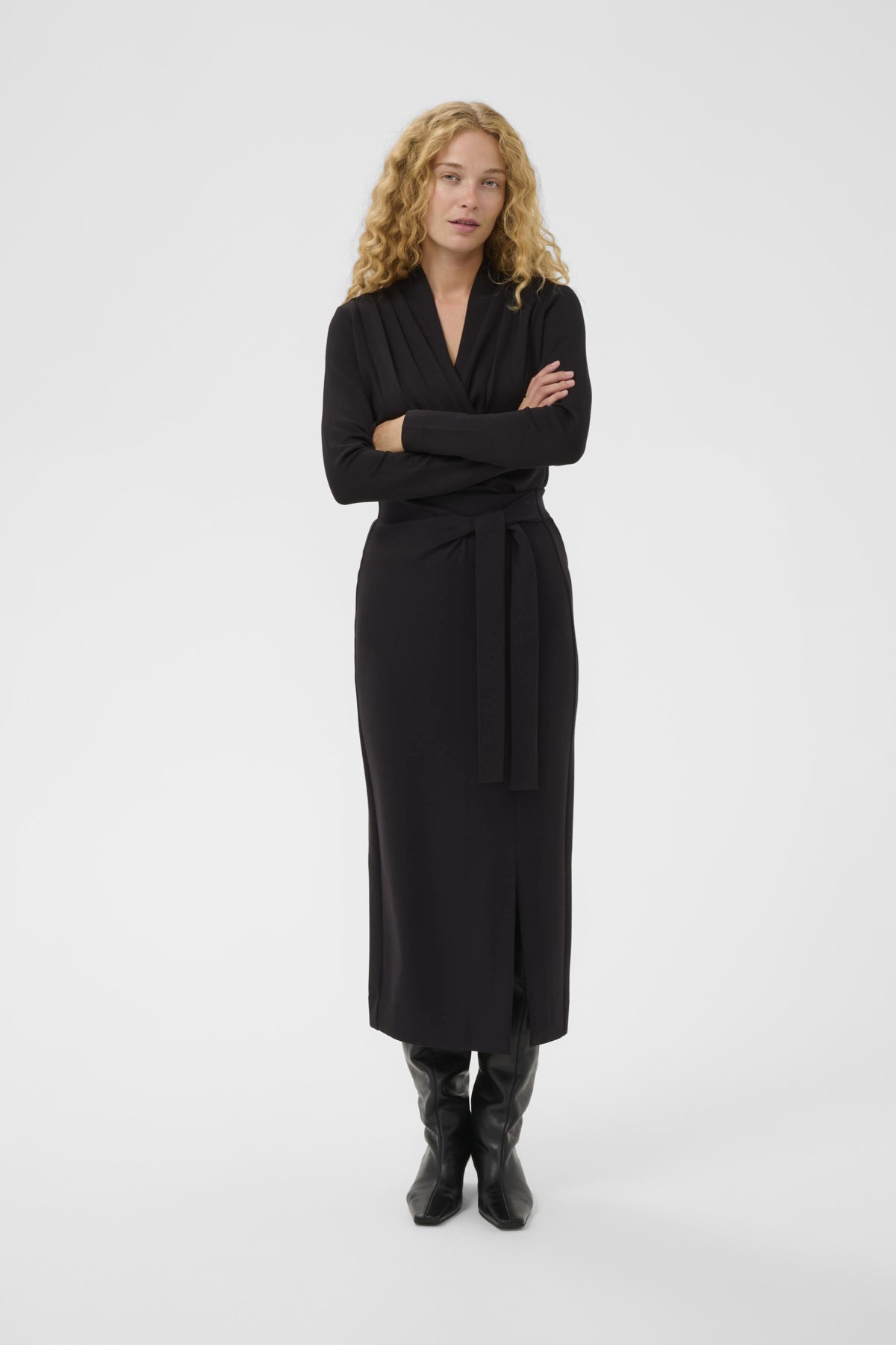 Inwear naisten hame TRIIW VINCENTIW KNOT SKIRT, musta