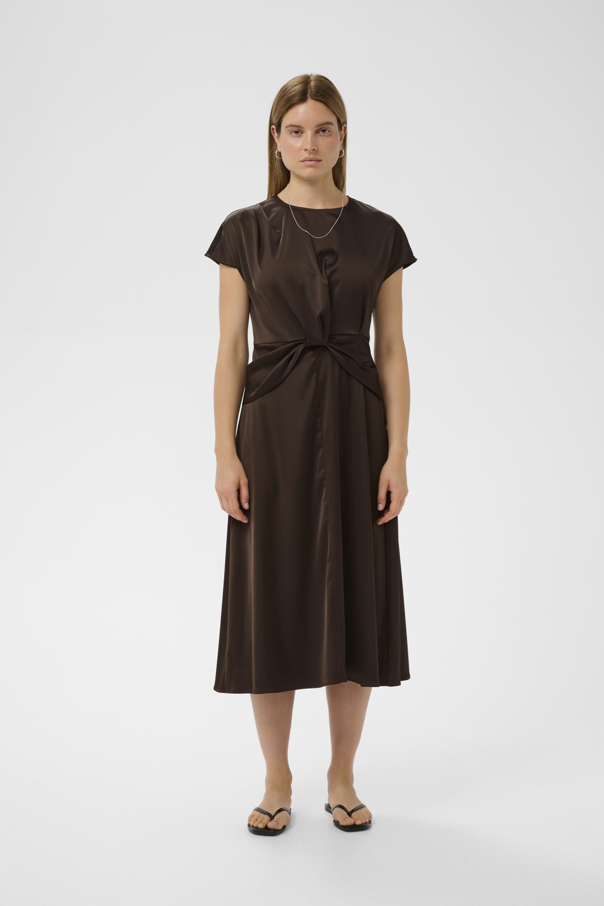 Inwear mekko LakeIW Midi Dress, Coffee Bean