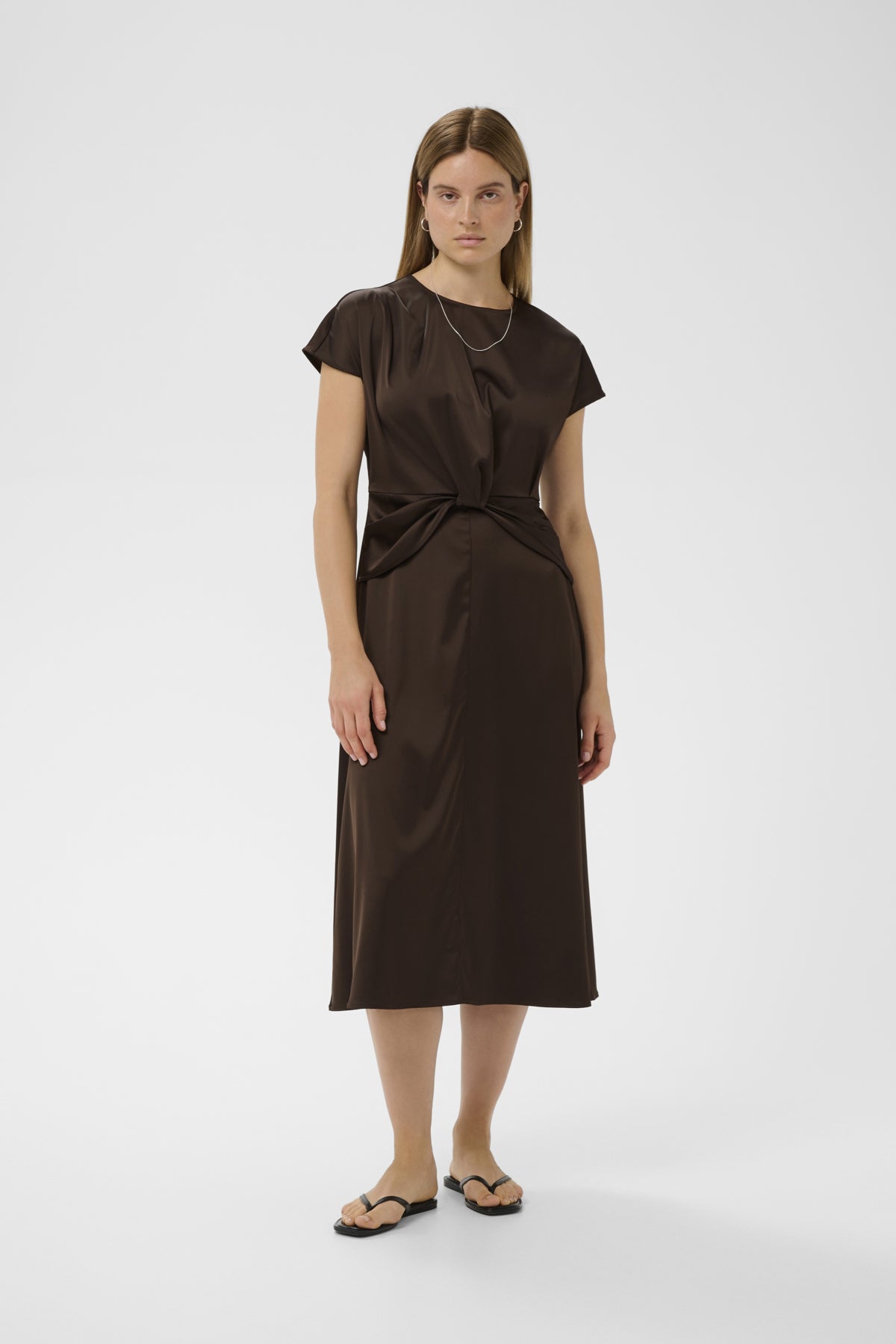 Inwear mekko LakeIW Midi Dress, Coffee Bean
