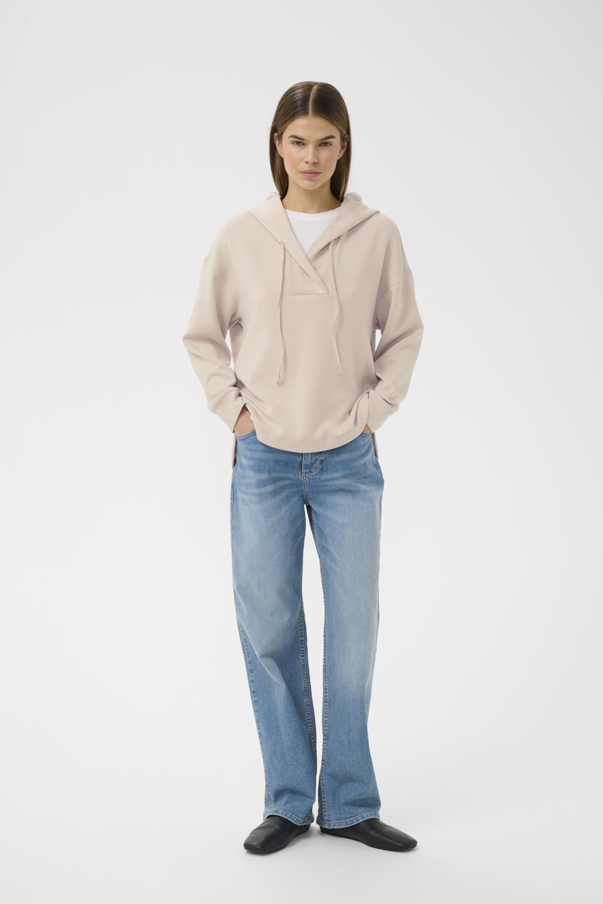 Inwear naisten huppari Simiiw Vincent hoodie, Haze