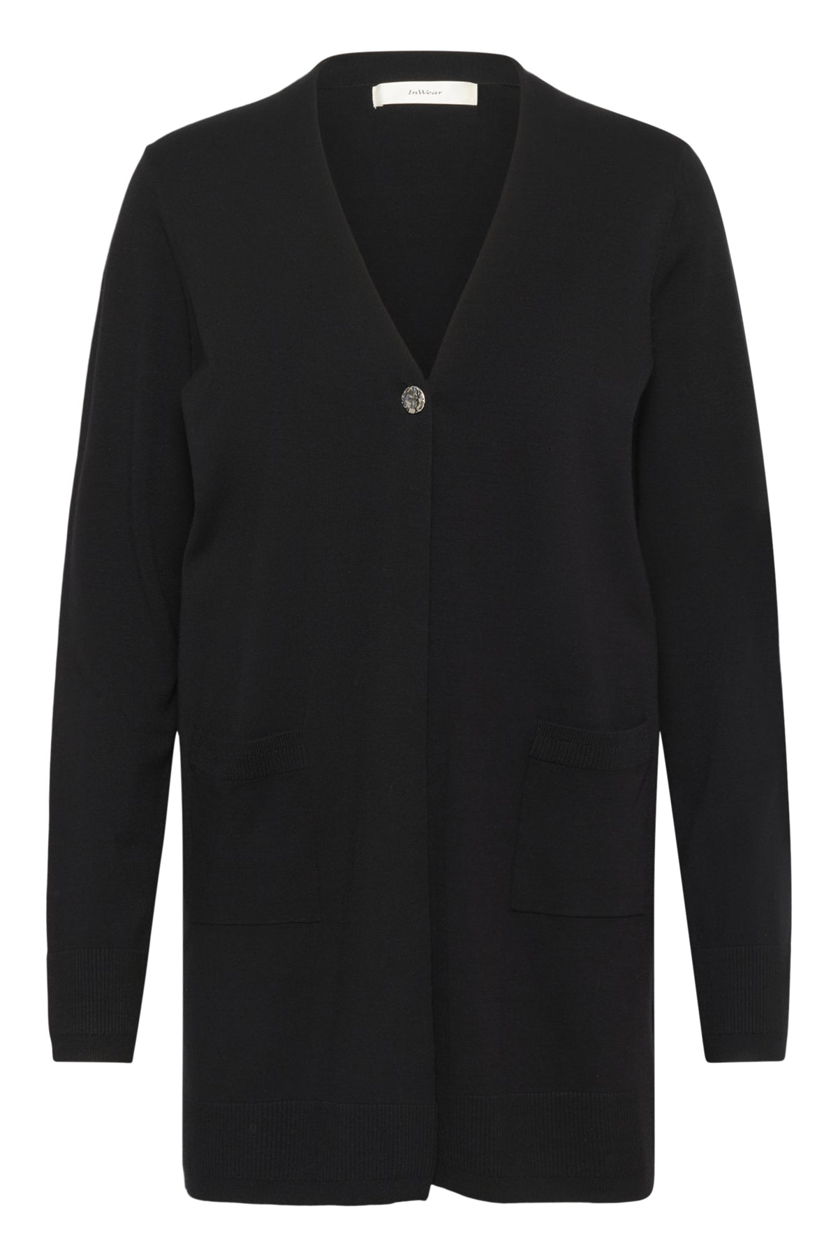 Inwear naisten neuletakki Mikoiw Core Long Cardigan, musta