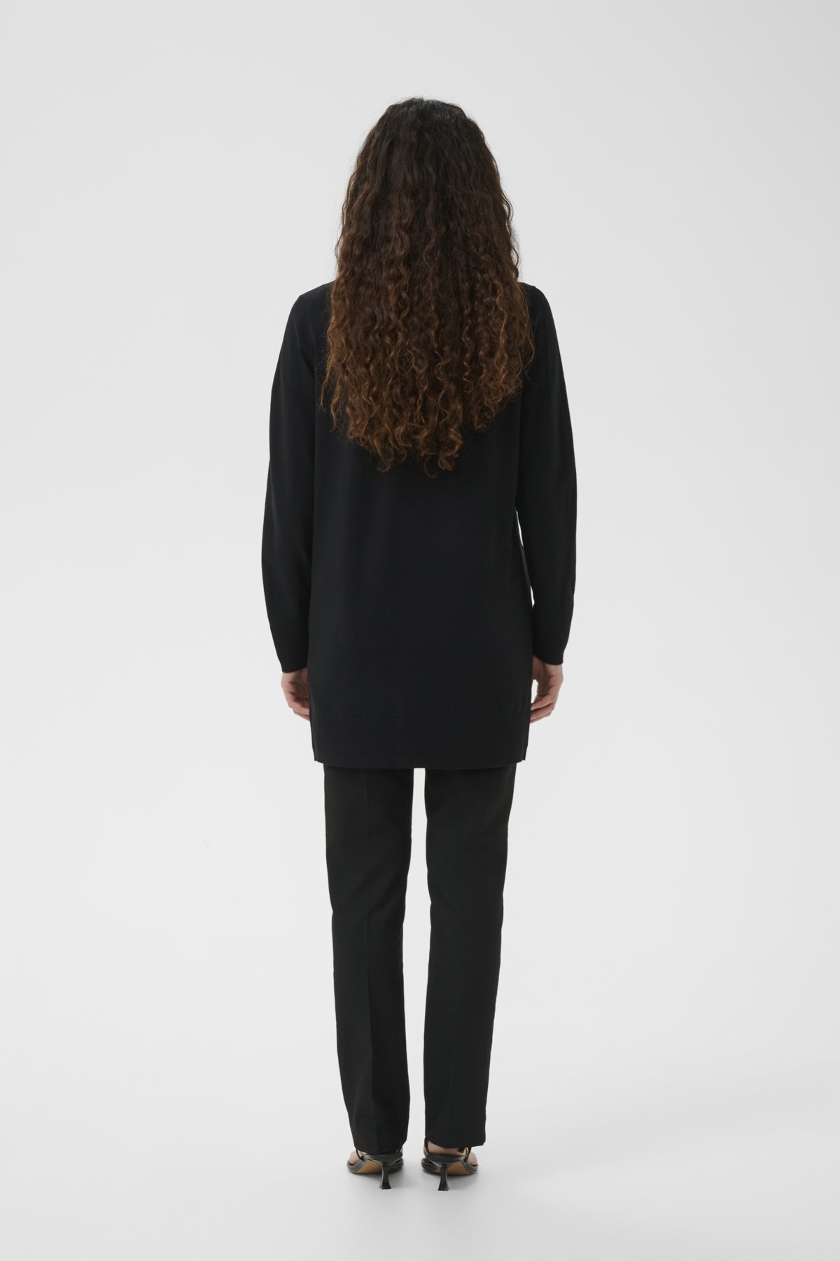 Inwear naisten neuletakki Mikoiw Core Long Cardigan, musta