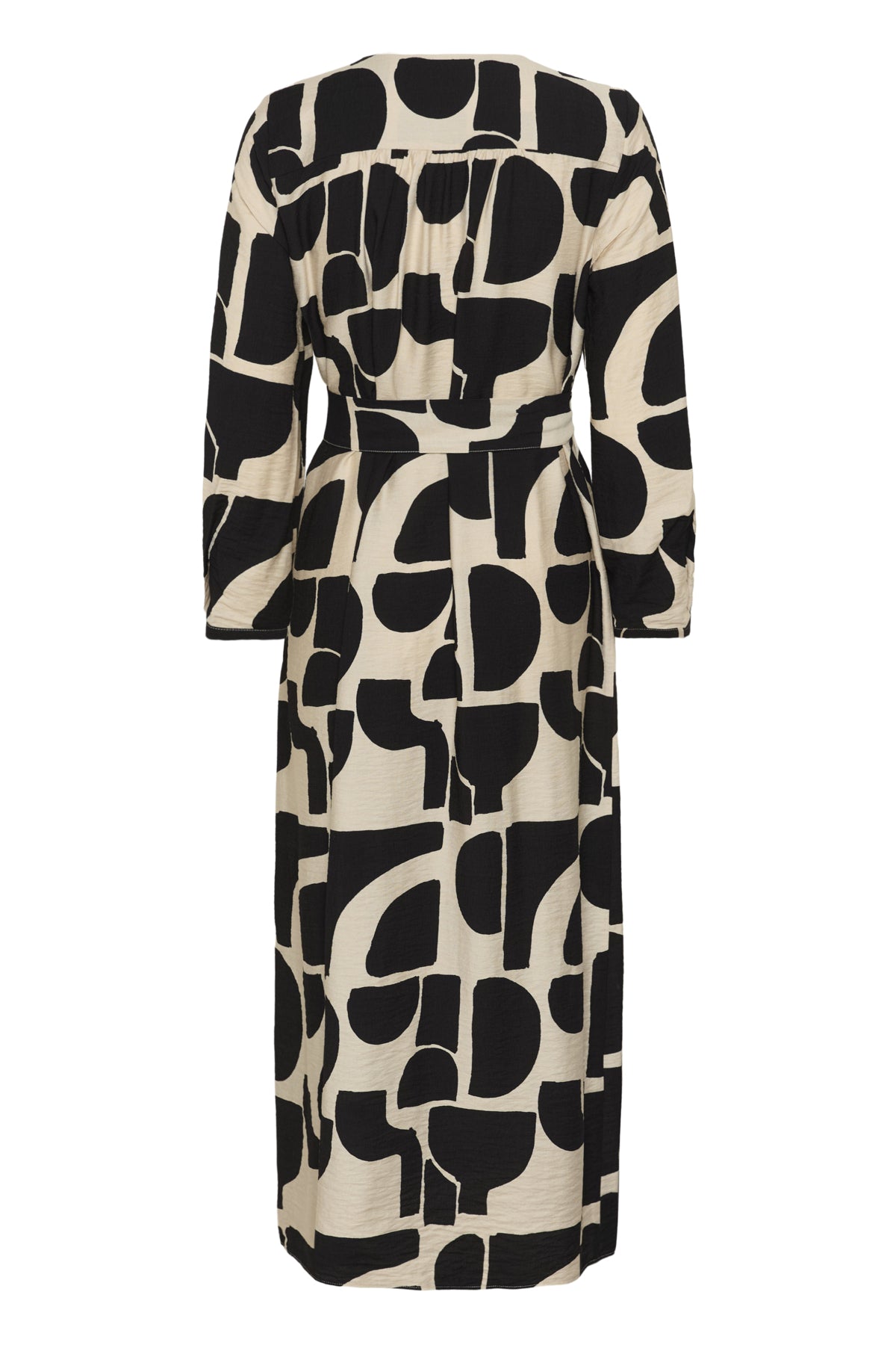 Inwear mekko LYNNIW Belted Dress, musta kuosillinen
