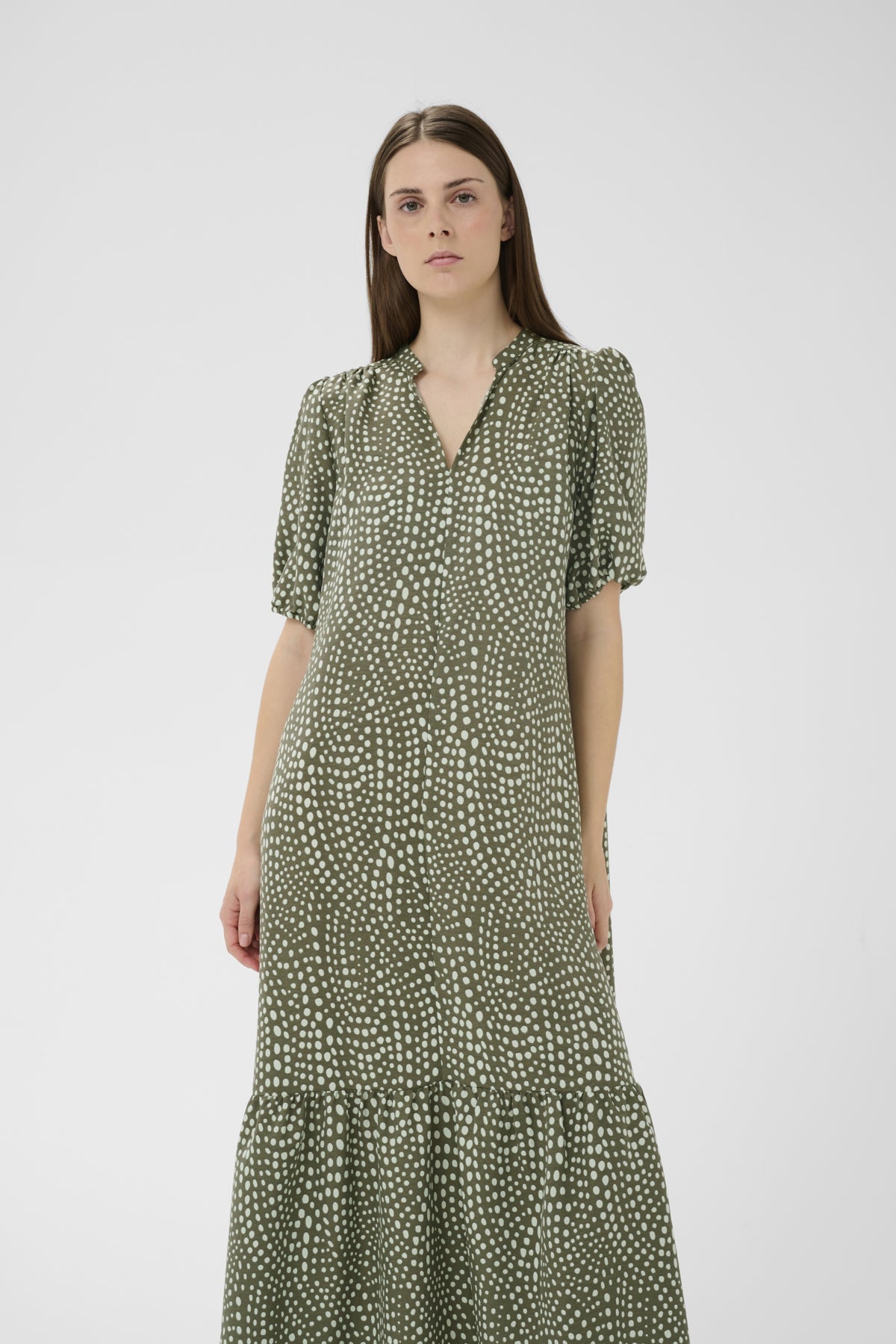 Inwear mekko LibertyIW Dress, Green Faded Dot