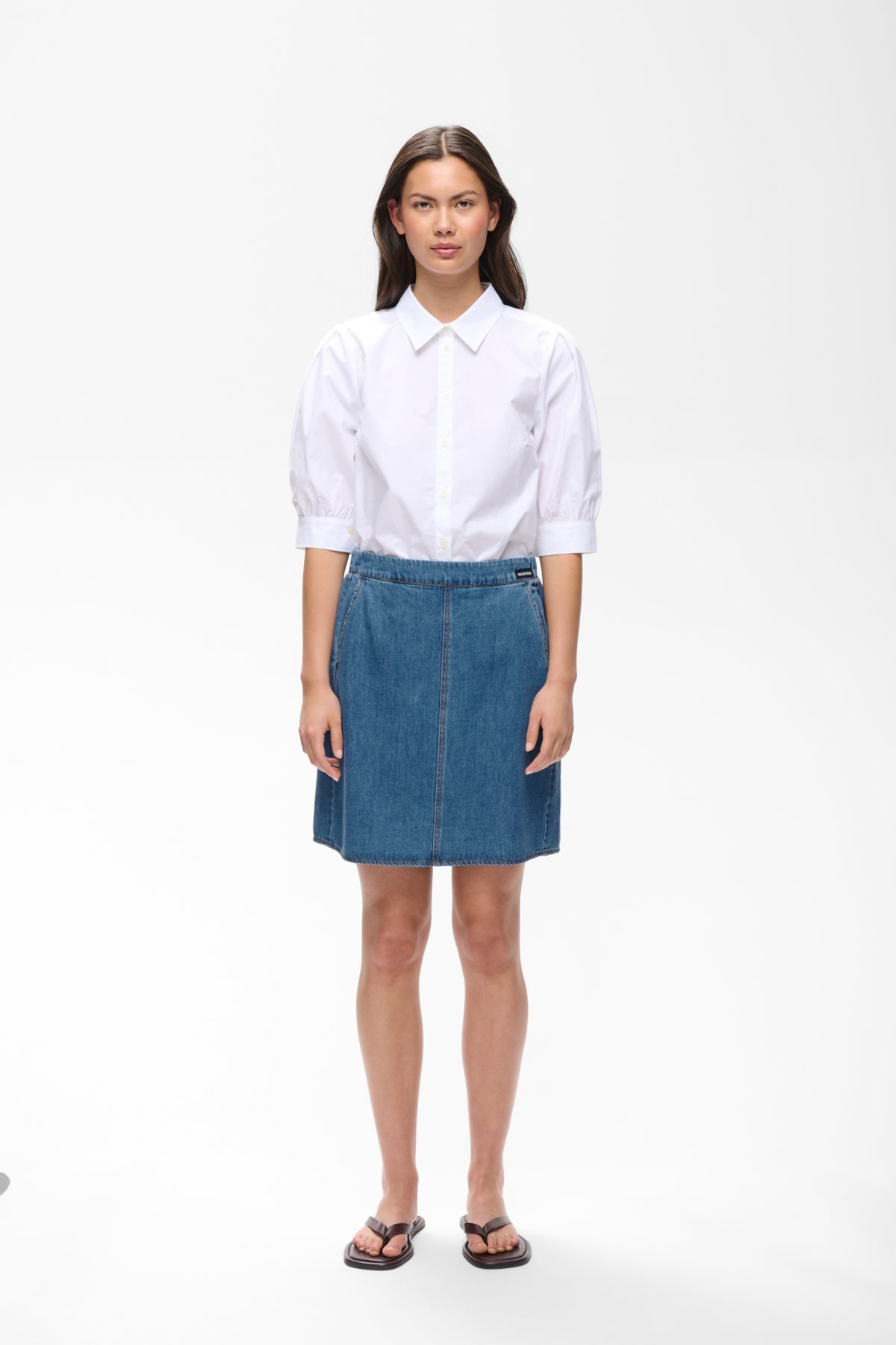 InWear naisten farkkuhame Glenniw Skirt, Faded Blue