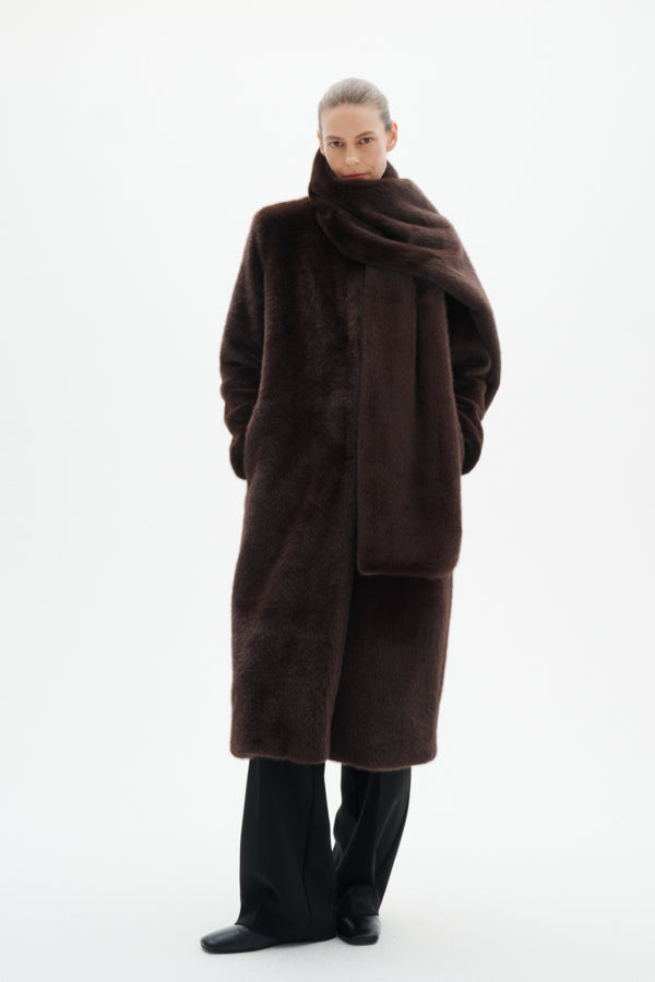 InWear naistentakki Zabelleiw Long Coat, Chocolate Brown