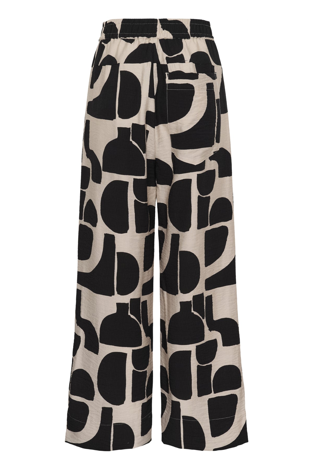 Inwear naisten housut LynnIW Pant, Black Soft Blocks