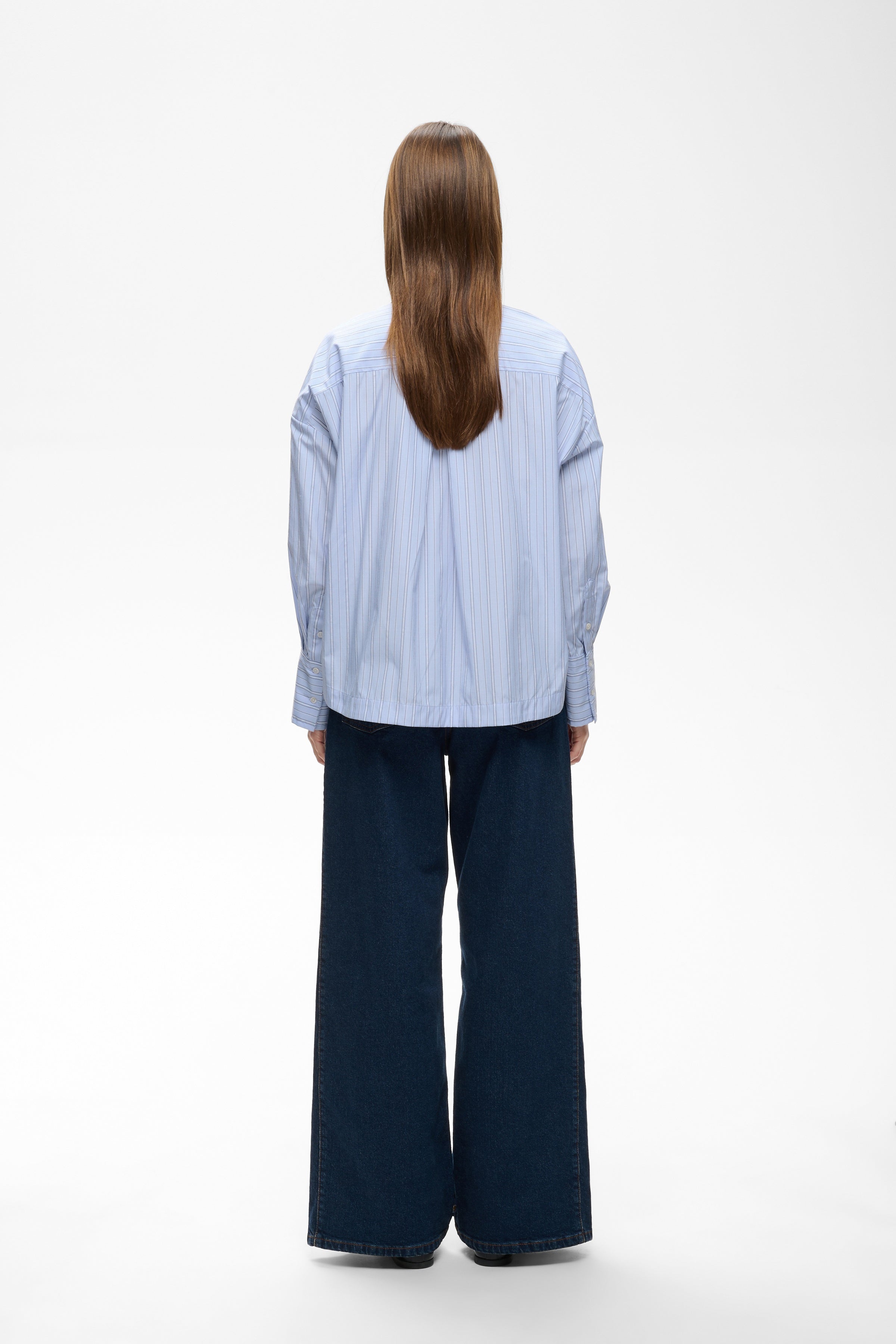 InWear naisten paitapusero HalenIW Short Shirt, Brunnera Blue