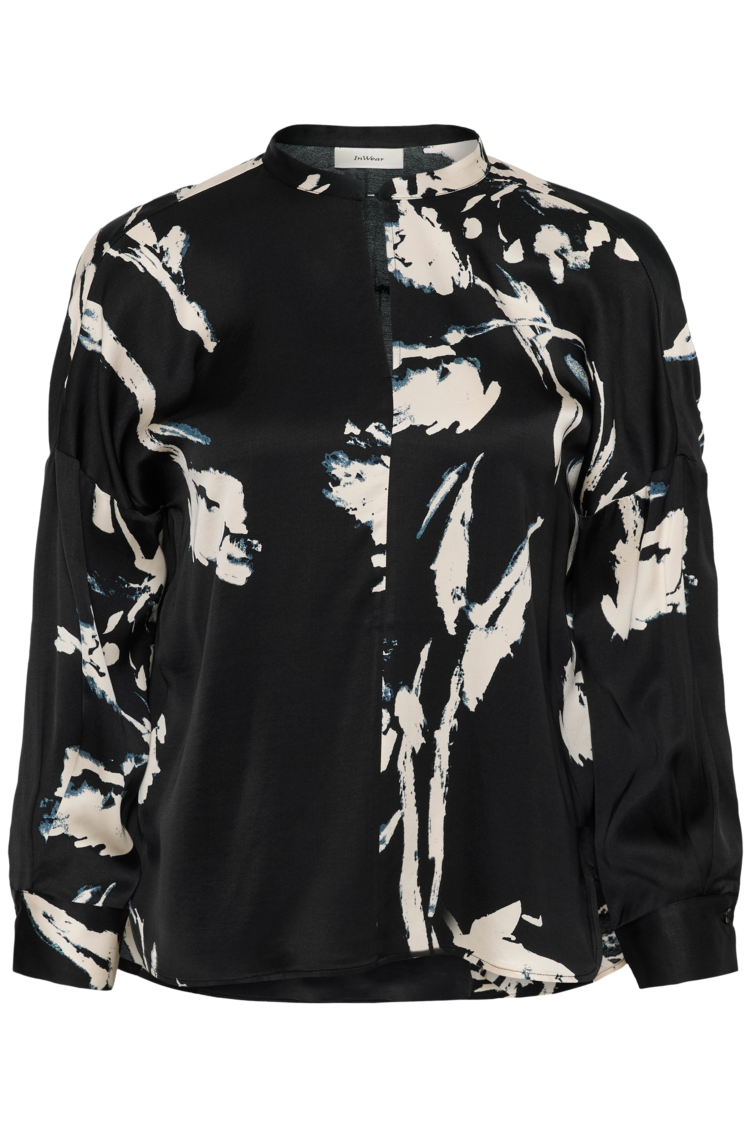 InWear naisten pusero MeadowIW, Black Painted Flower