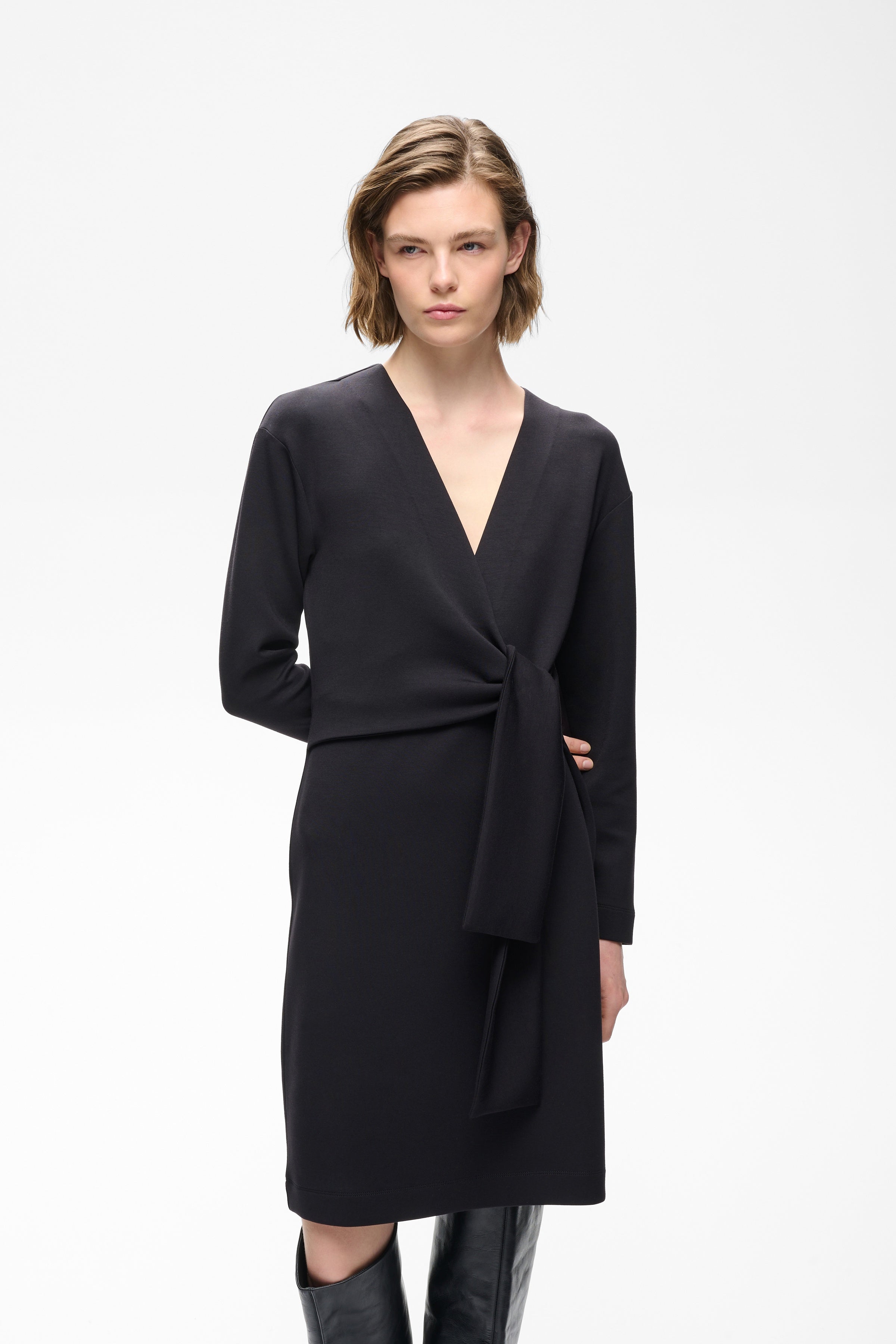 InWear naisten mekko Aggieiw Vincent Knot Dress, Black