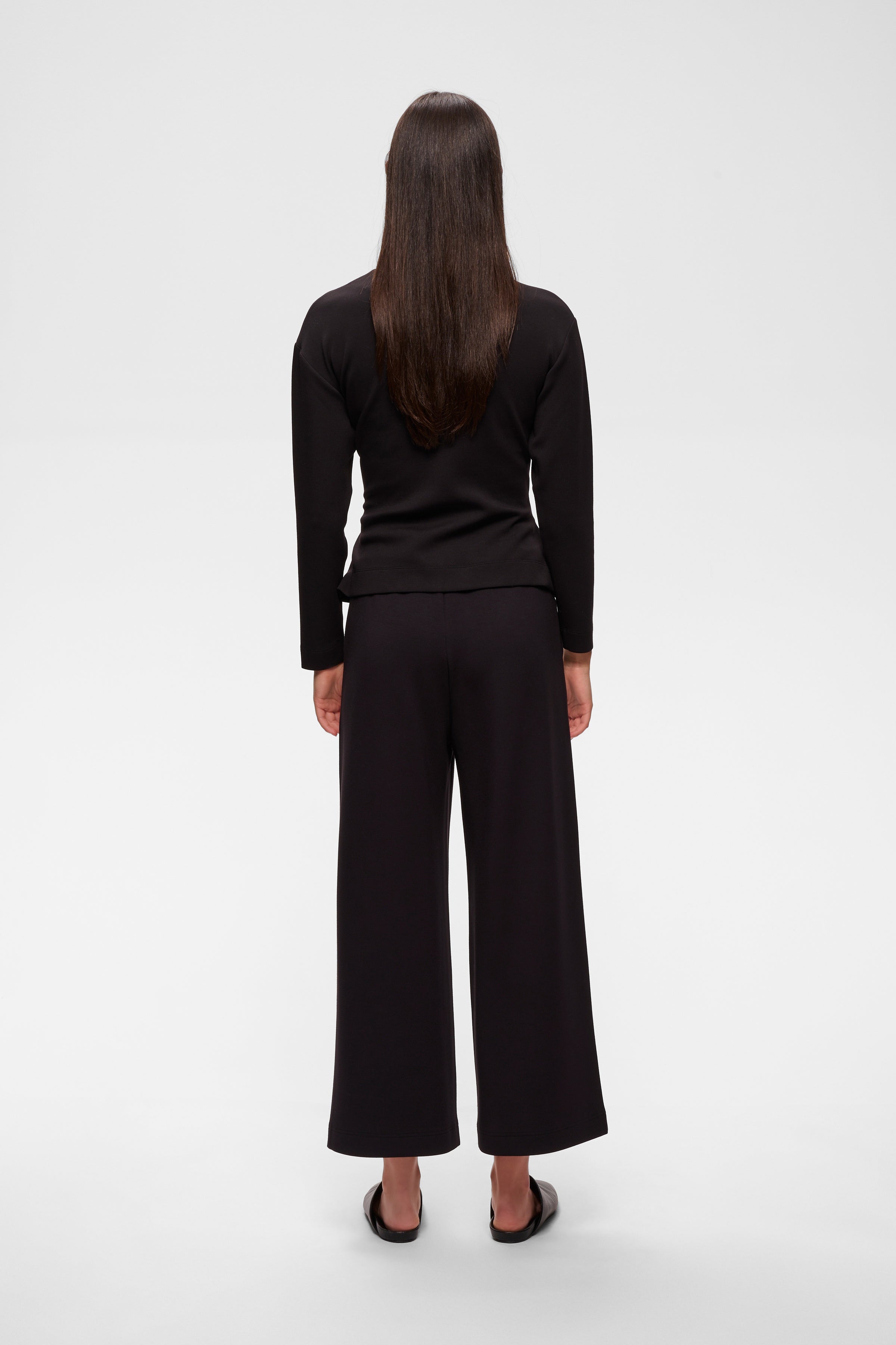 InWear naisten housut GincetteIW Cropped Pant, musta