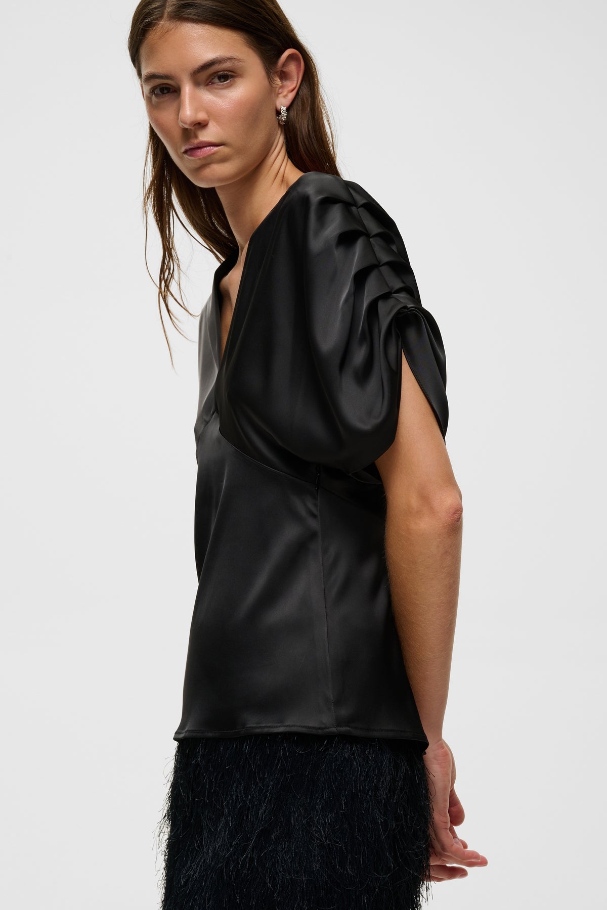 InWear naisten toppi Oakkiiw Top, musta