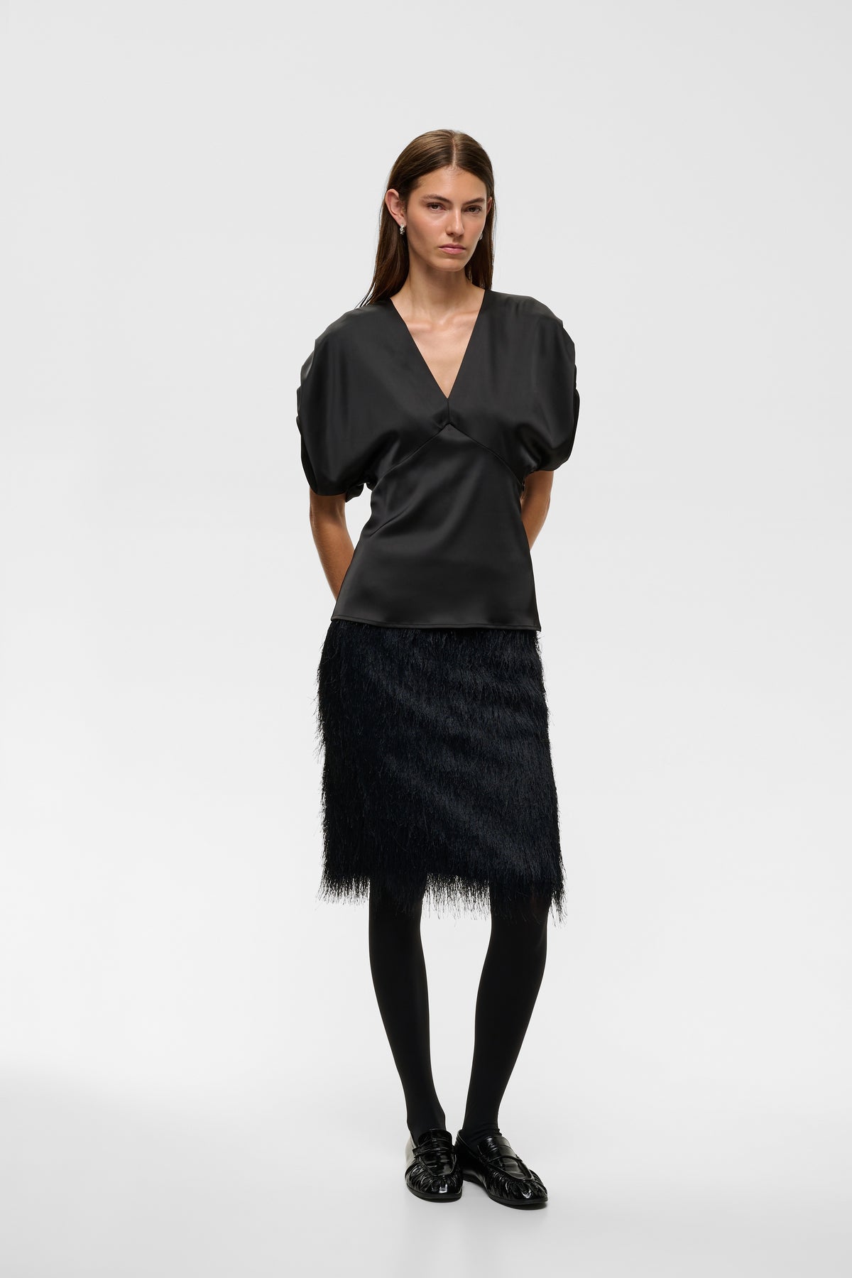 InWear naisten toppi Oakkiiw Top, musta